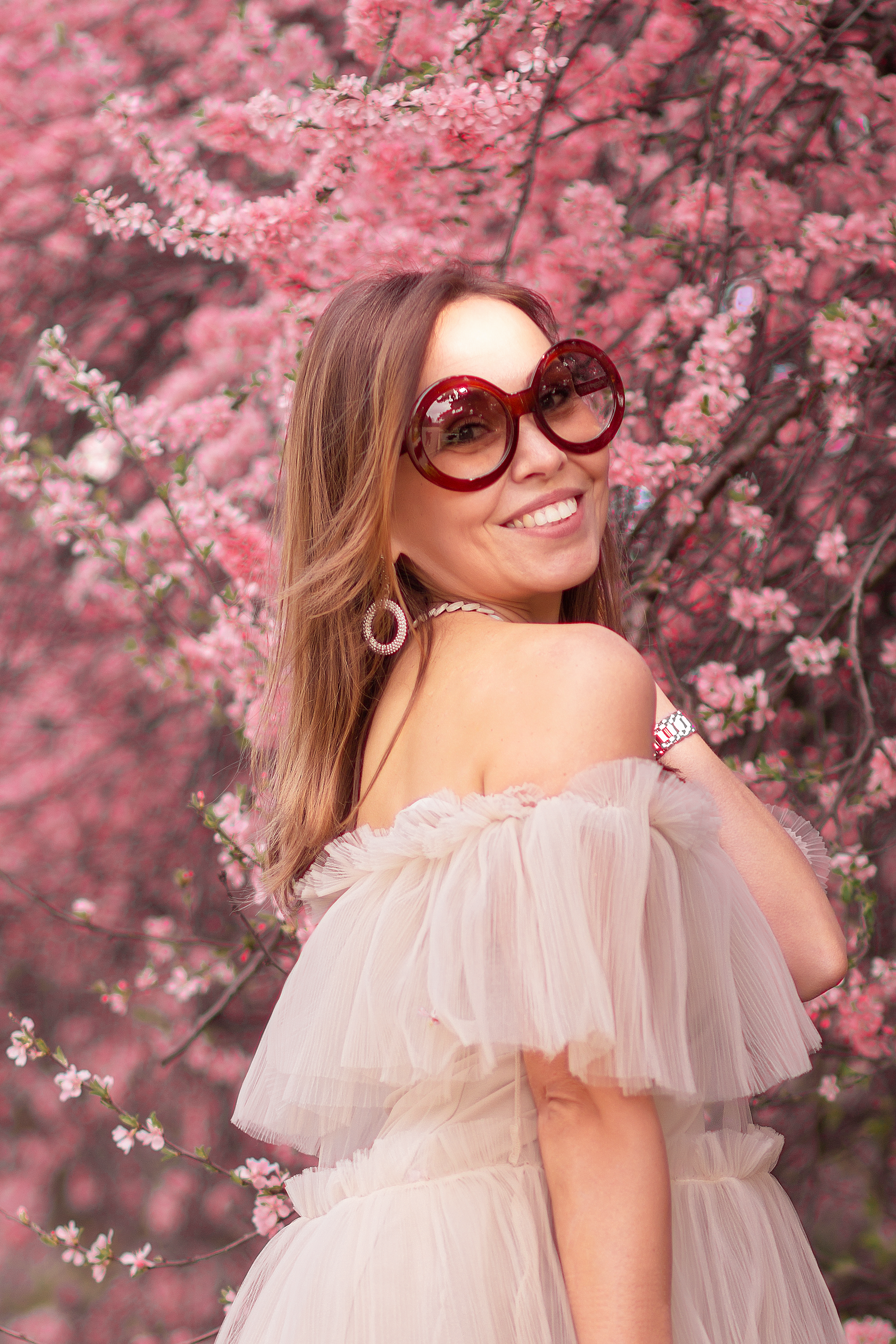 Светлана. Цветение сакуры. Фотограф в Москве. Елизавета Косицына