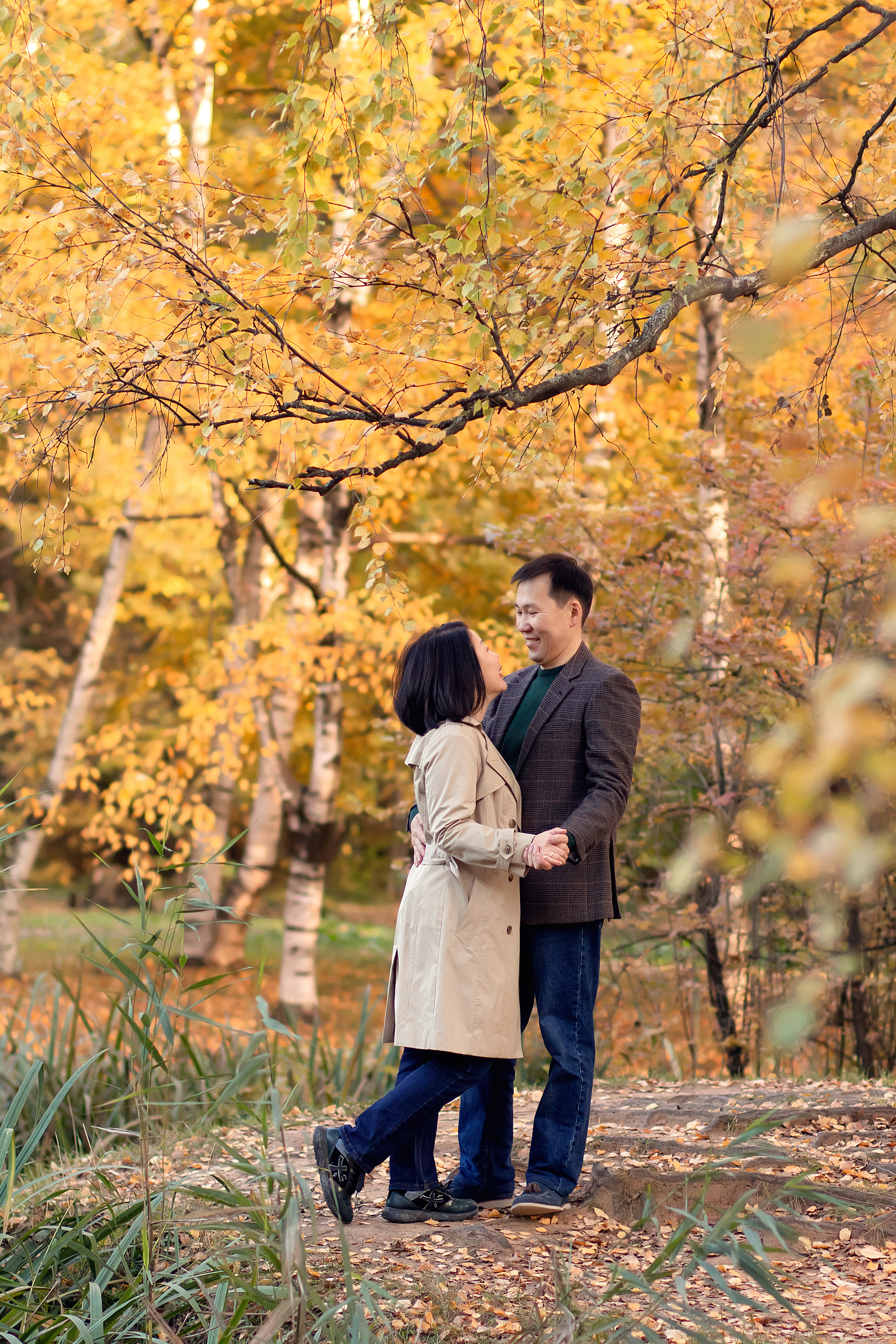 Баира, Зорик и Саша. Осенняя прогулка. Фотограф в Москве. Елизавета Косицына