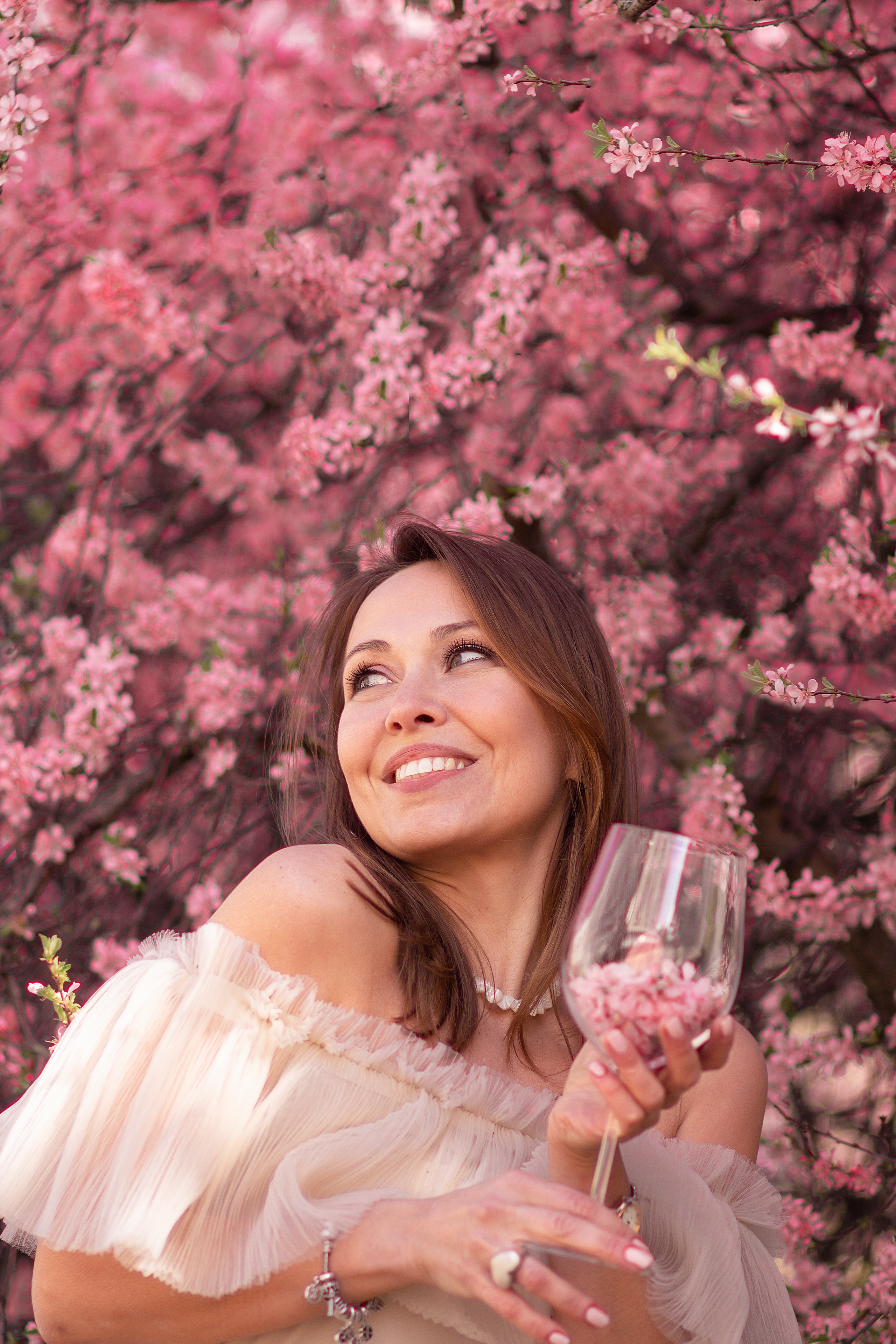 Светлана. Цветение сакуры. Фотограф в Москве. Елизавета Косицына