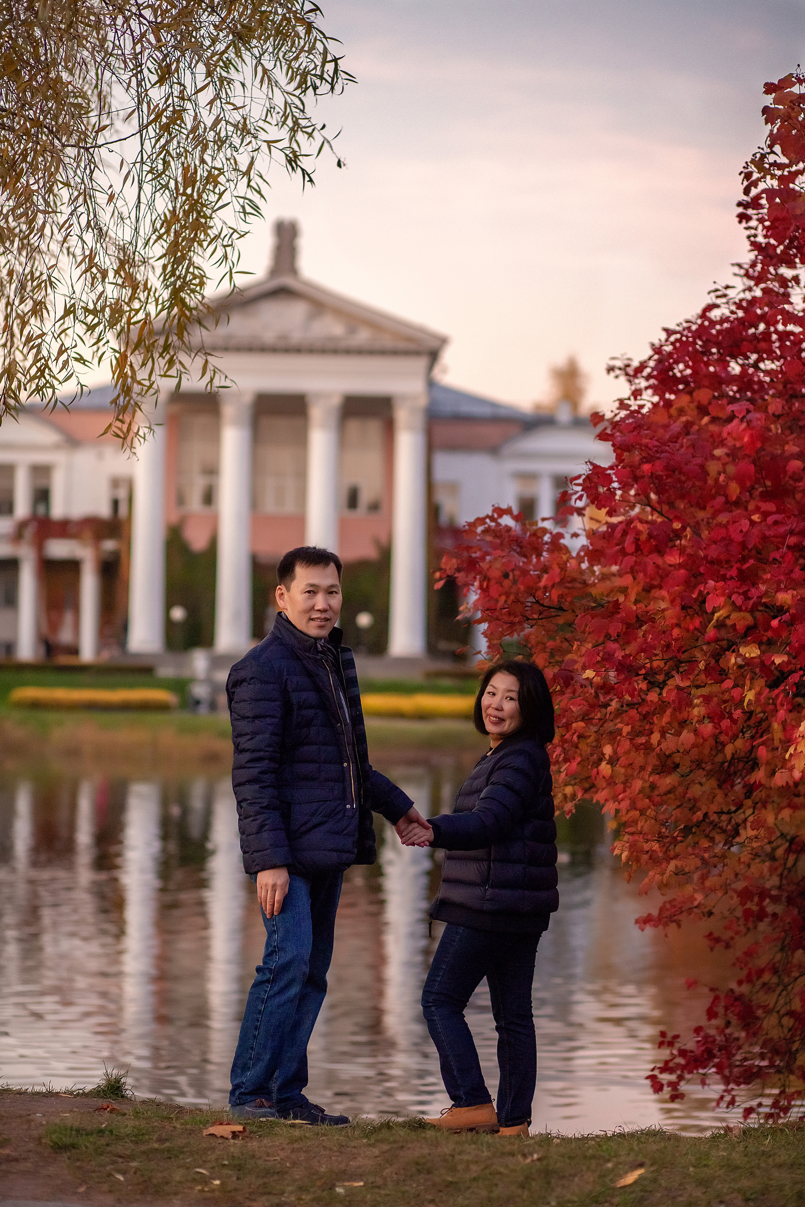 Баира, Зорик и Саша. Осенняя прогулка. Фотограф в Москве. Елизавета Косицына