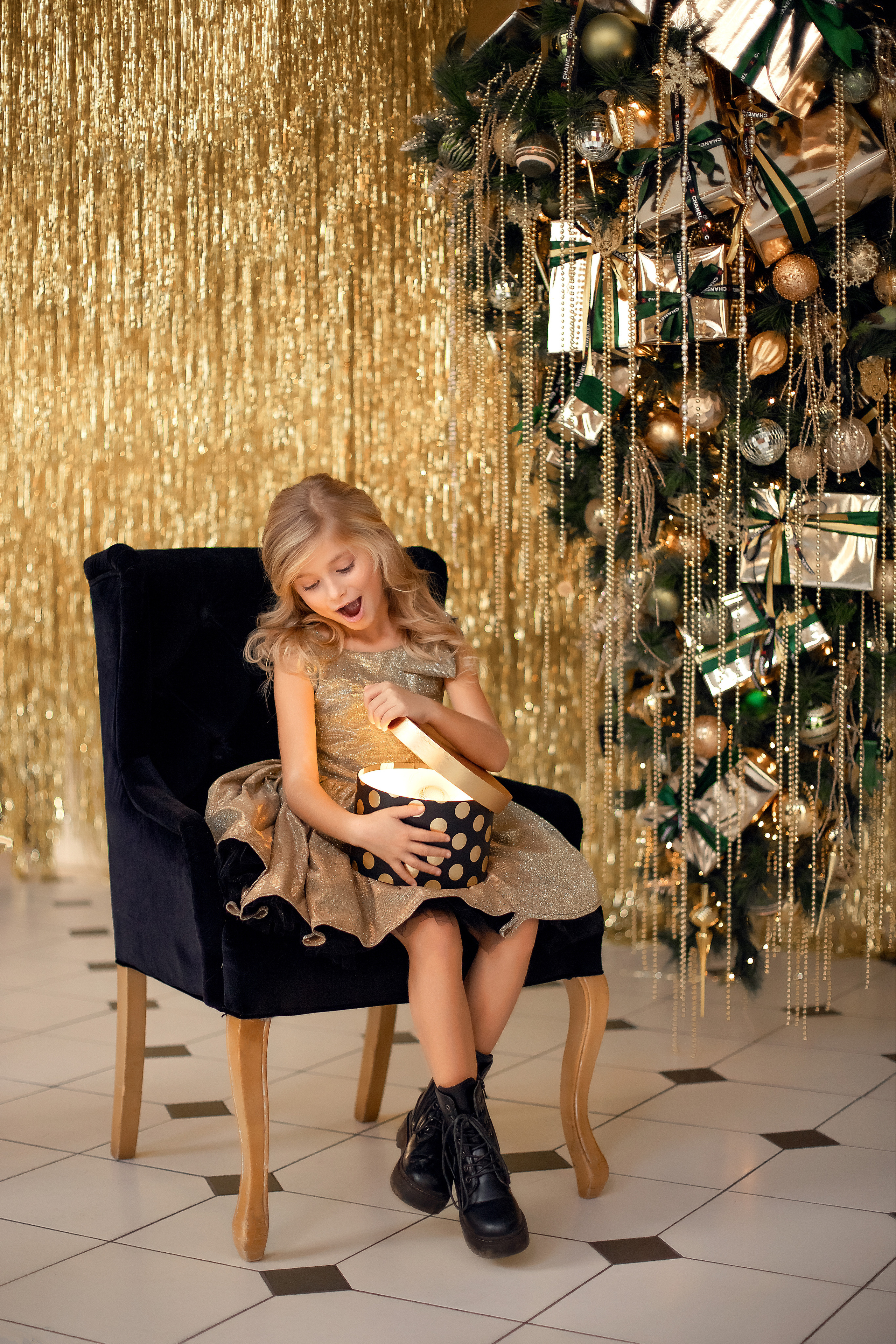 Алина-Виктория. Новый год. Фотограф в Москве. Елизавета Косицына