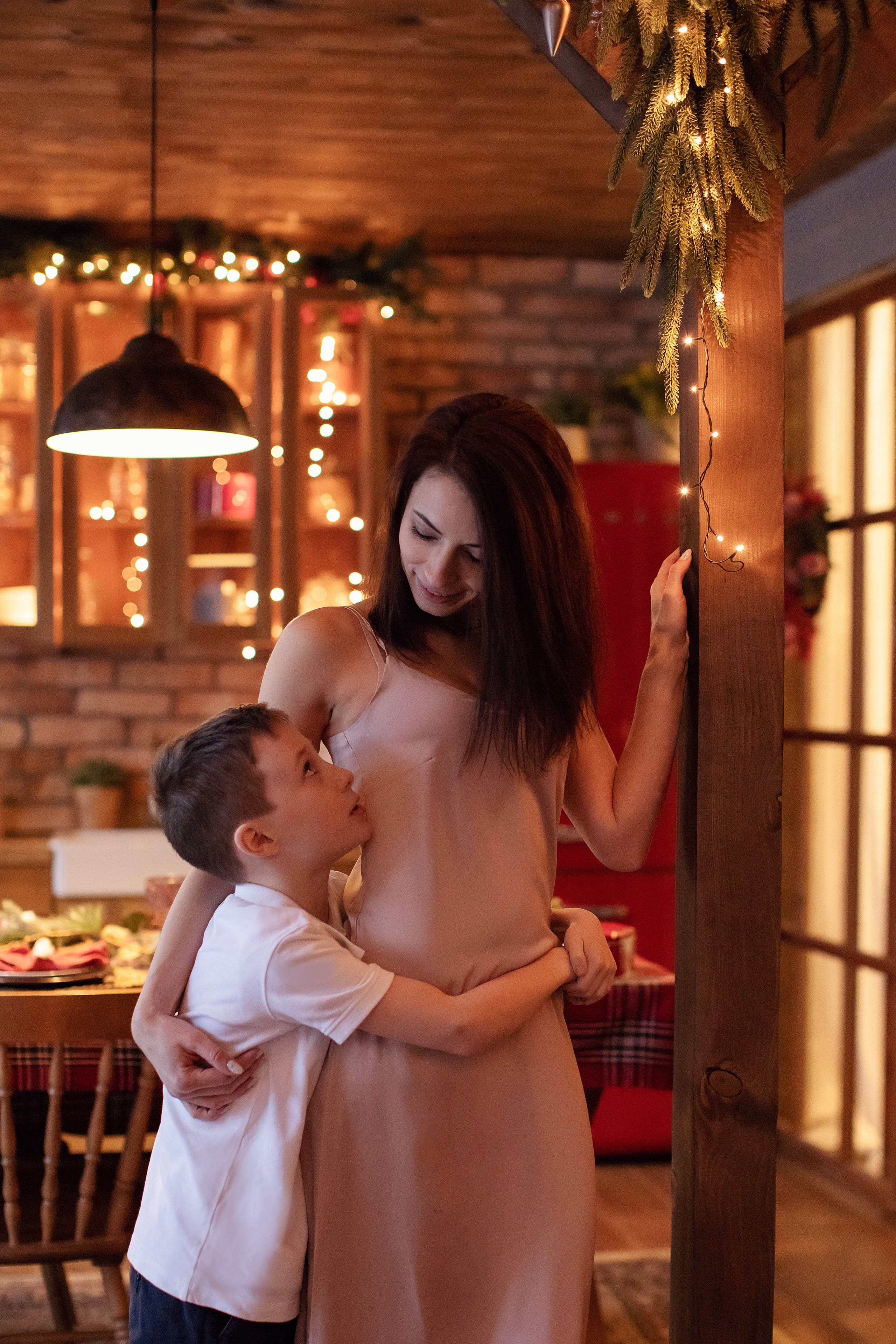 Семья Анны и Михаила. Новогодняя история. Фотограф в Москве. Елизавета Косицына