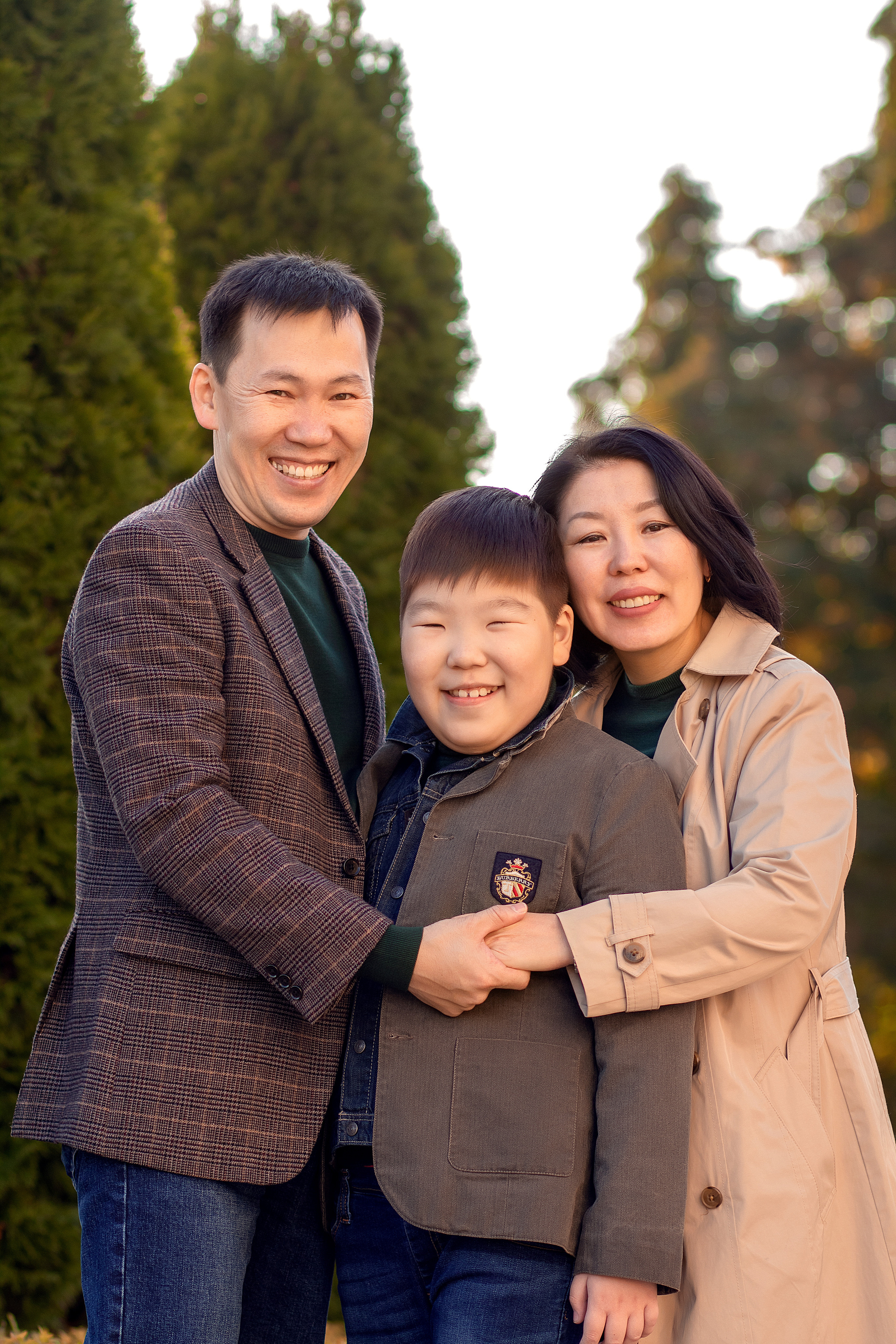 Баира, Зорик и Саша. Осенняя прогулка. Фотограф в Москве. Елизавета Косицына