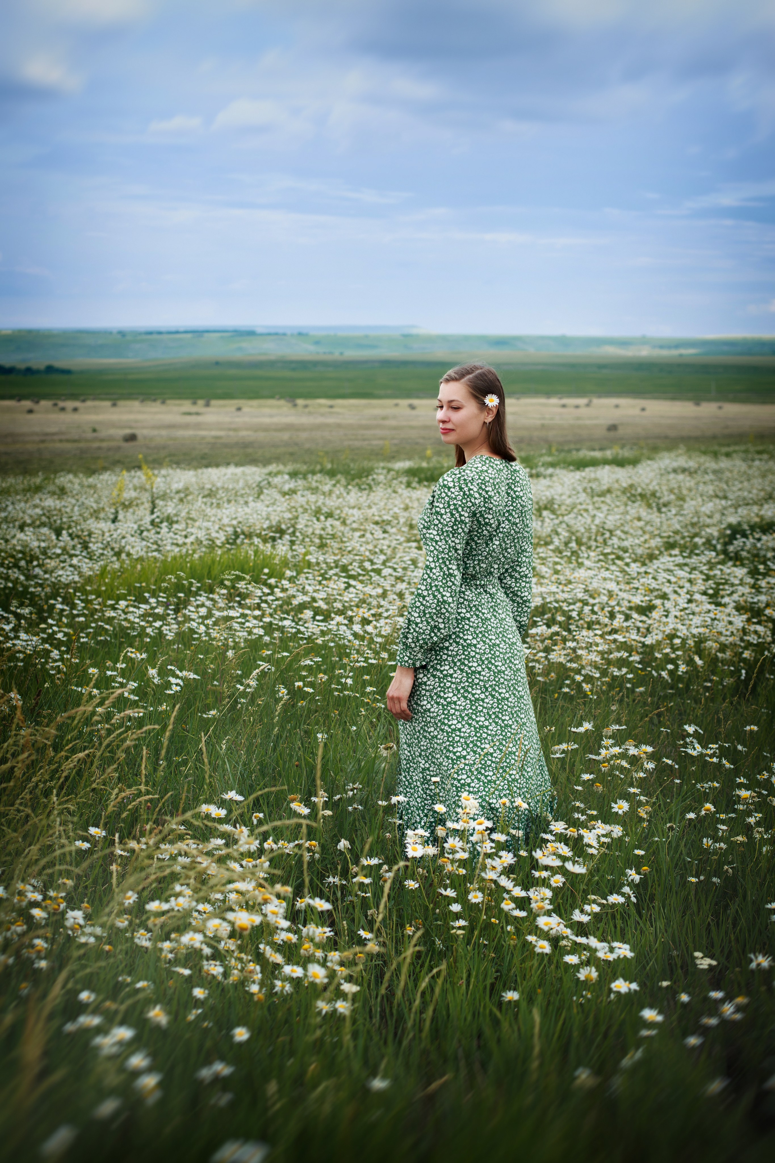 Ромашковое поле — Елизавета. Фотограф Ставрополь Пятигорск Елизавета Дарина
