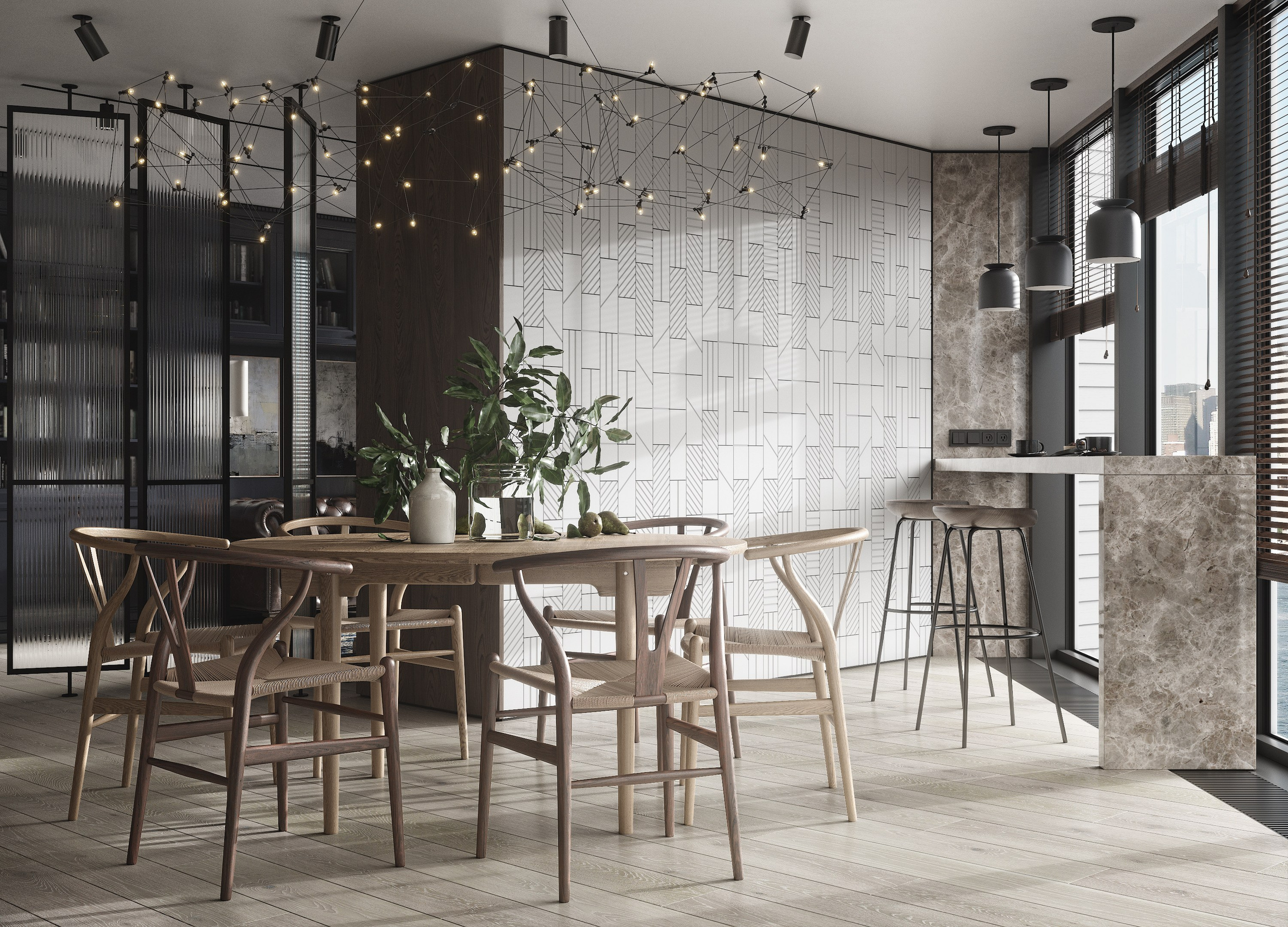 Hudson apartment | for Broken Concept LLC. Interior visualisation | avocado.render