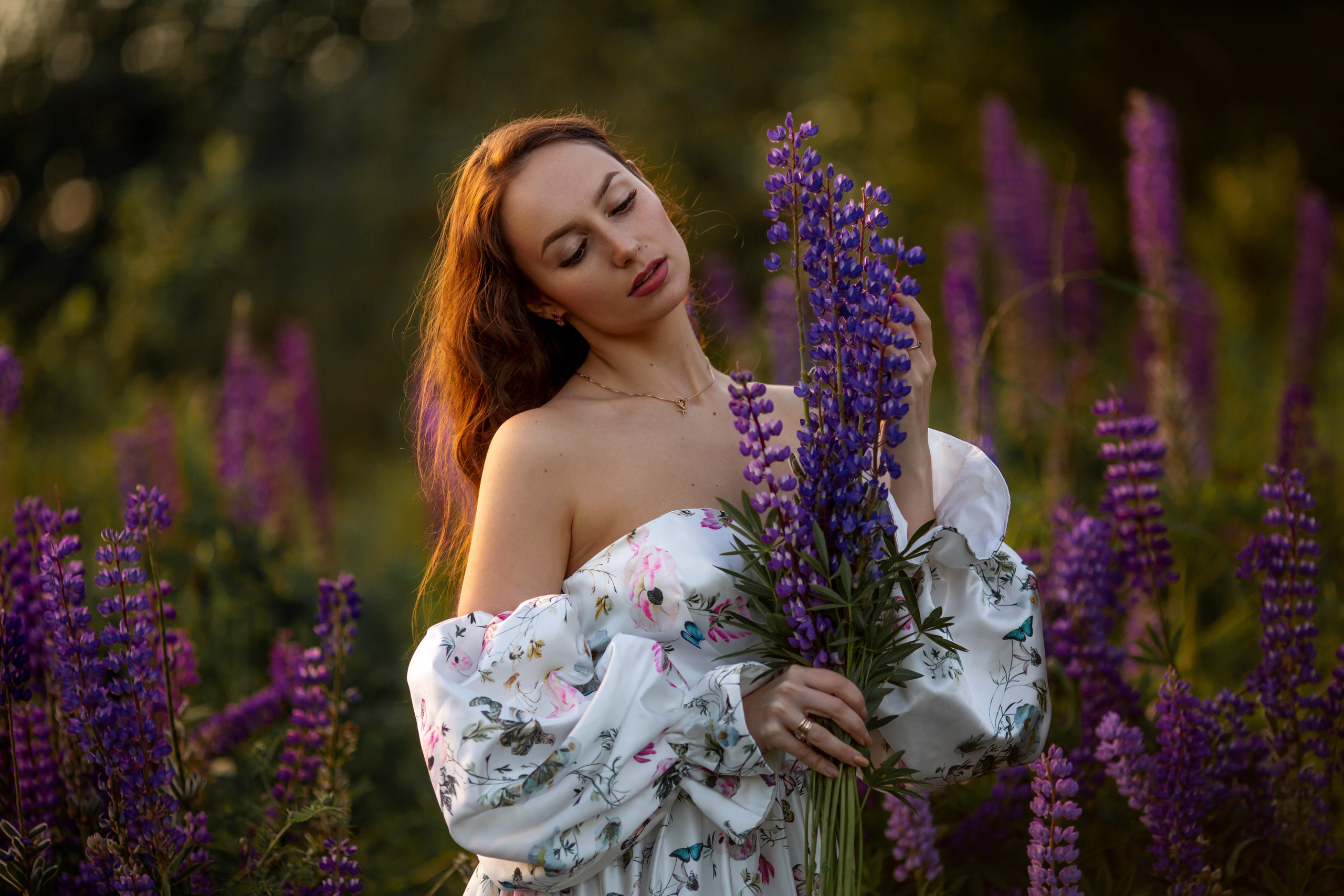 Люпиновая романтика. Детский и семейный фотограф в Санкт-Петербурге Алтухова Ольга