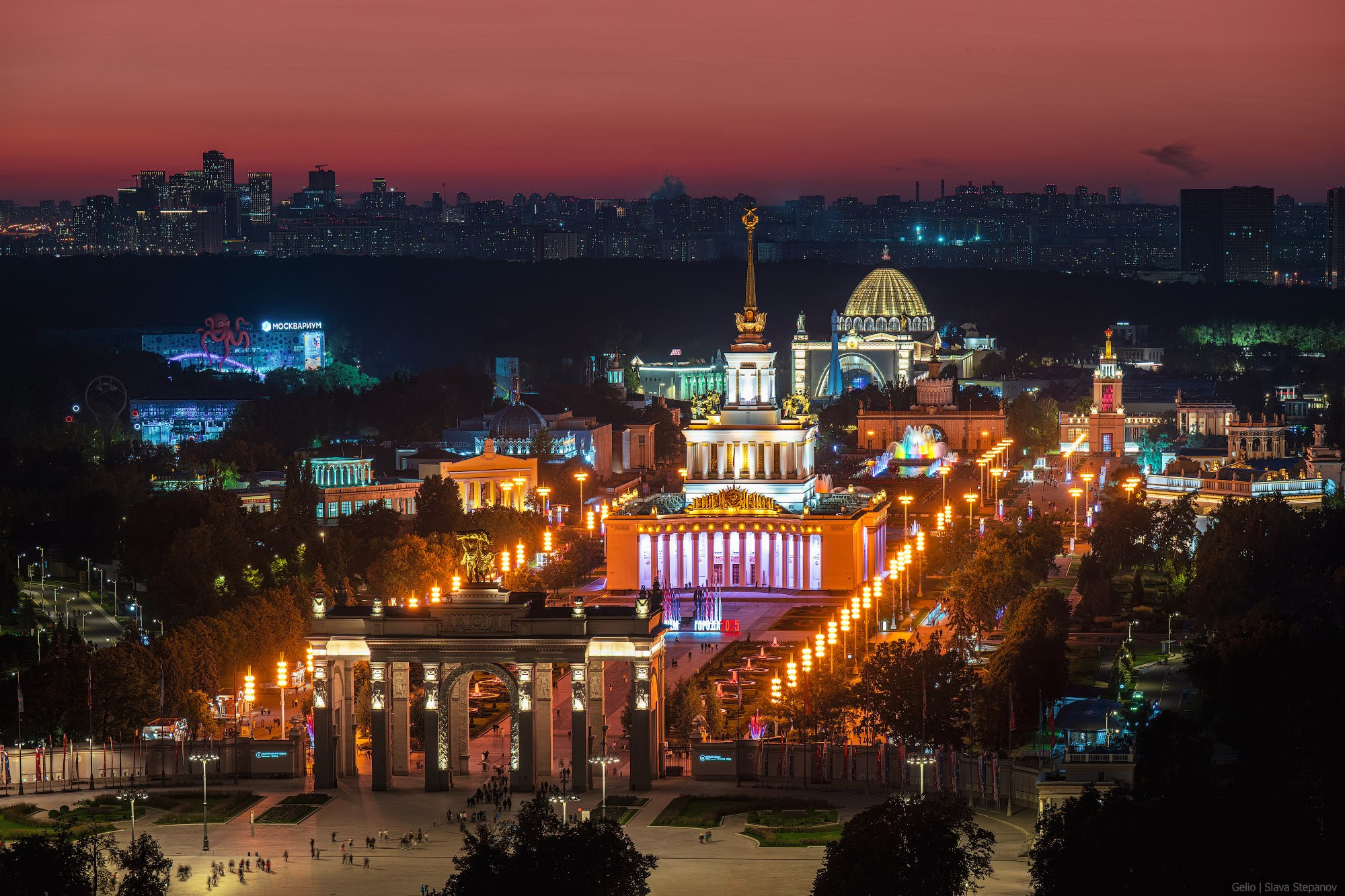 ВДНХ с высоты