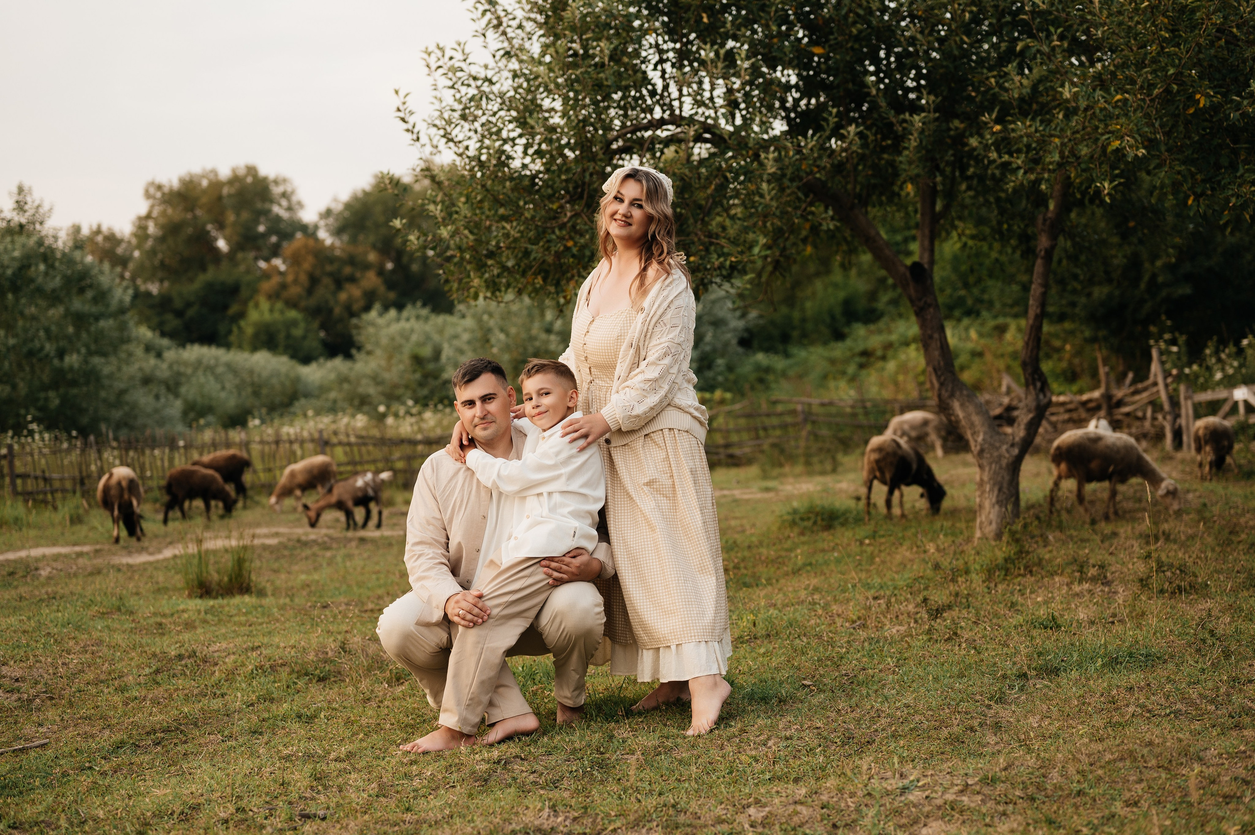 Семейная фотосессия на ферме. Свадебный и семейный фотограф в Краснодаре Алина Мельник
