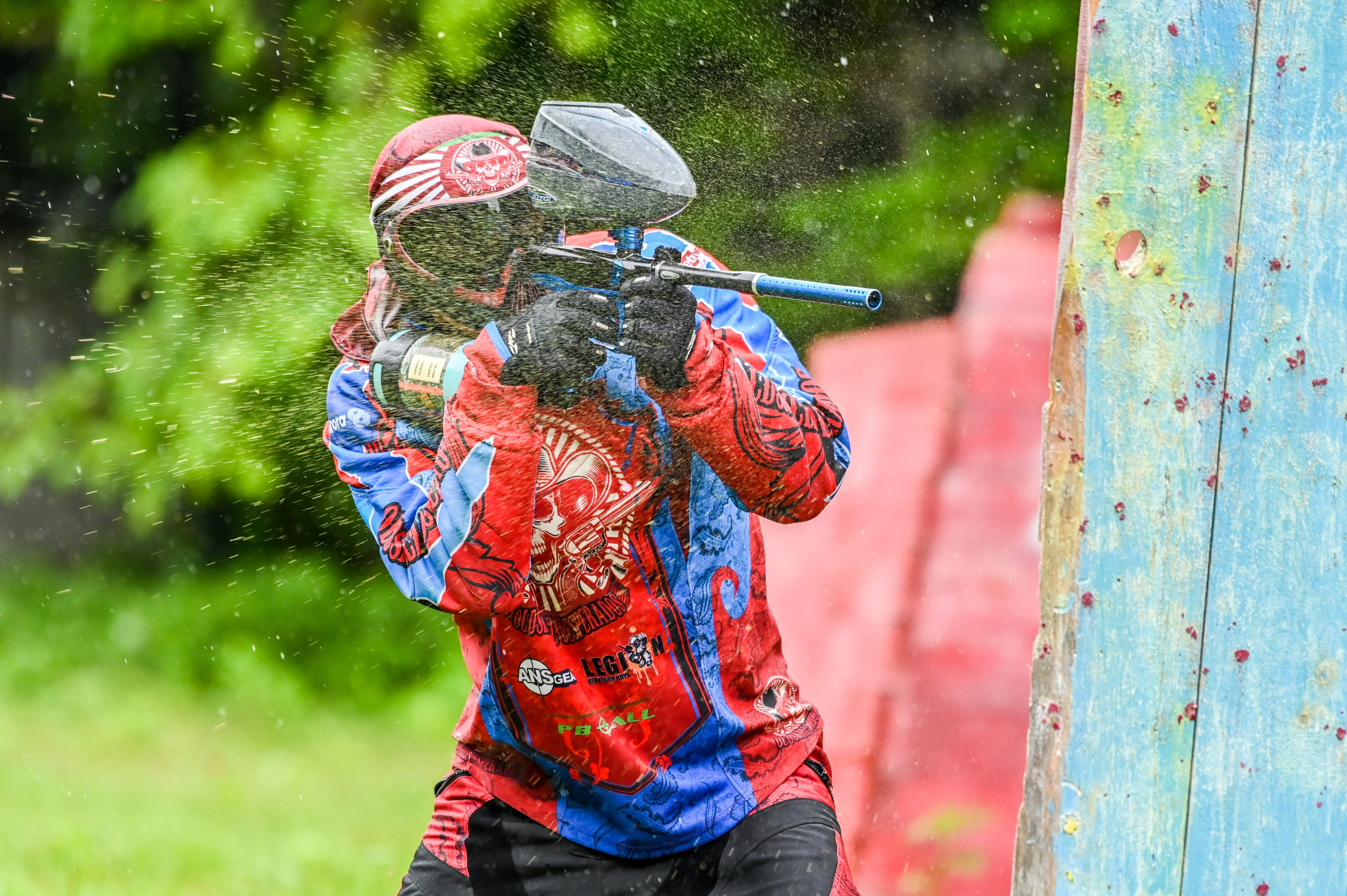 Пейнтбол в Дождь. Фоторепортажи Сахалина