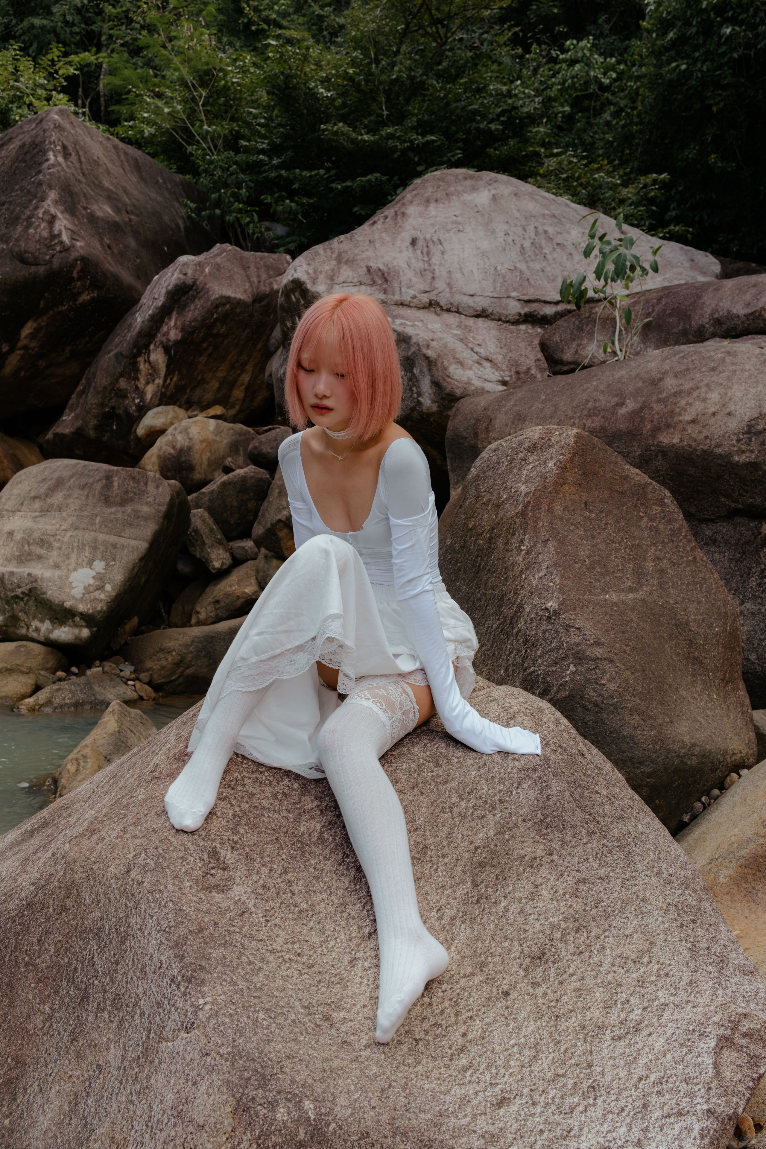 Location "Ba Ho Waterfall". Portrait photographer Nha Trang | Julia Meshanina