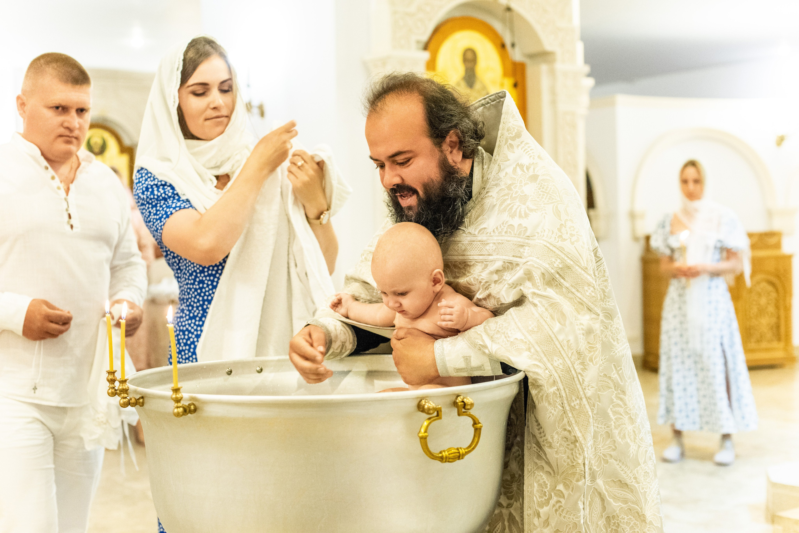 Крещении Ксении. Фотограф Юлия Попова