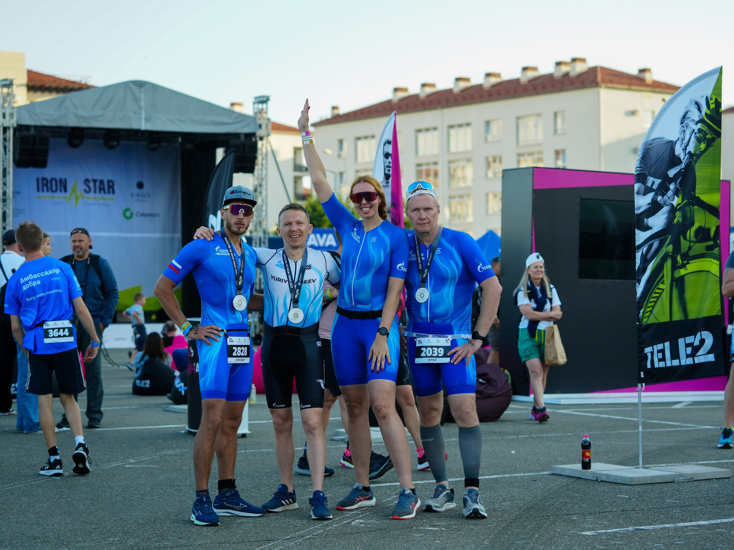 Фотоотчет партнерской интеграции для компании TELE2 на фестивале Ironstar. Репортажный фотограф в Красной Поляне и Сочи Павлюченко Екатерина