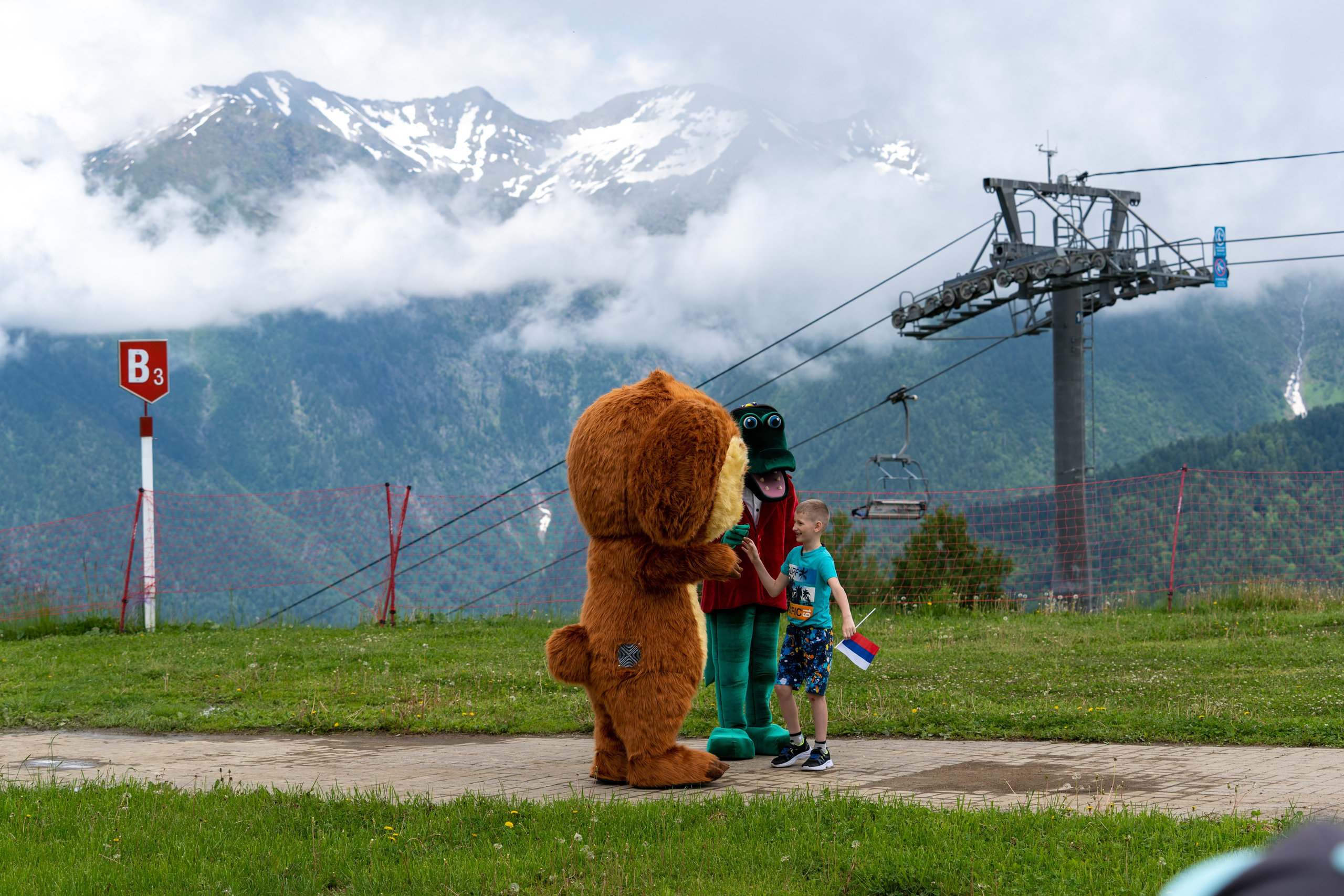 День России на курорте Газпром 2023. Репортажный фотограф в Красной Поляне и Сочи Павлюченко Екатерина