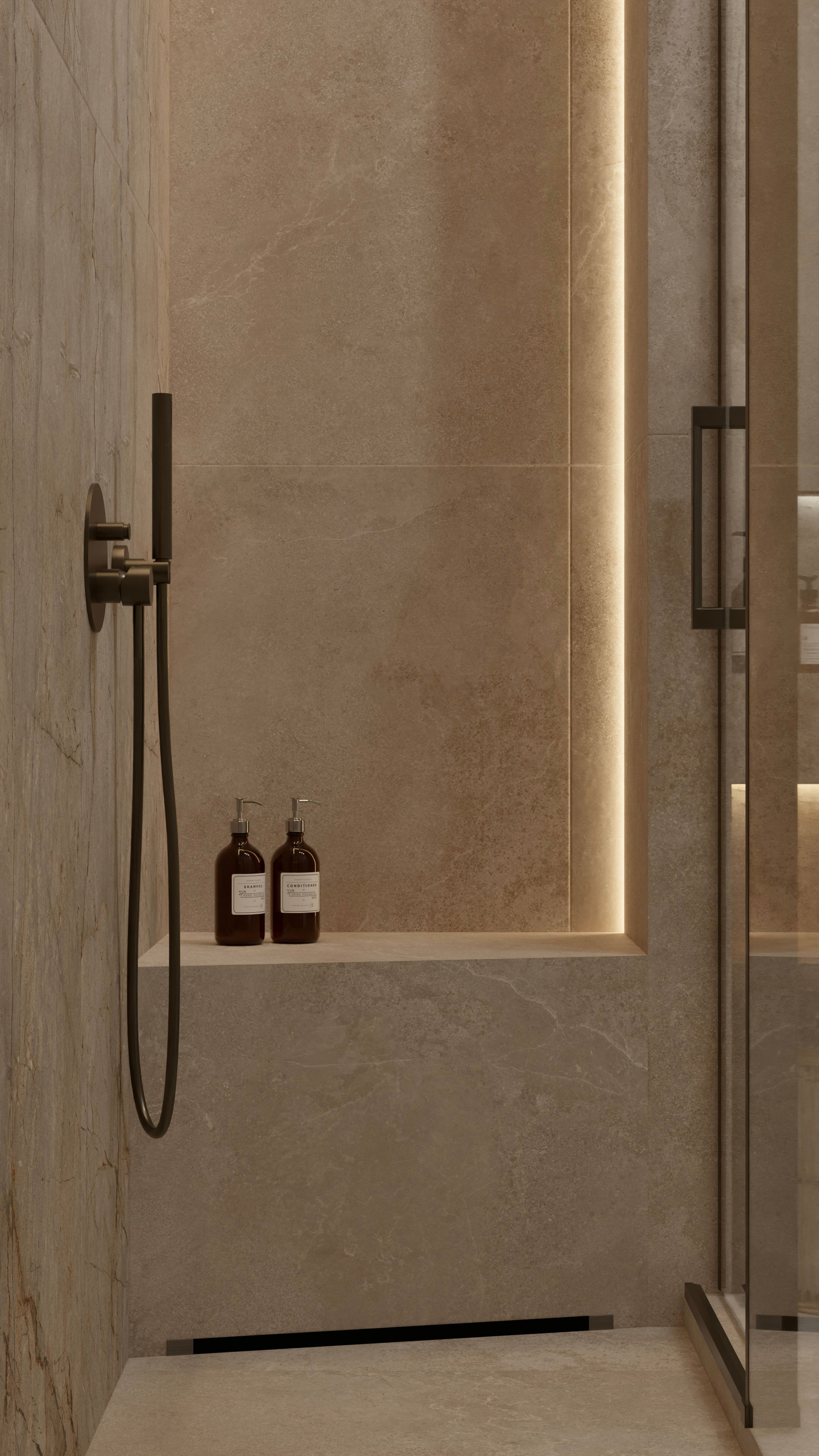 Гостевой санузел в частном доме. DMDesign — студия дизайна интерьеров