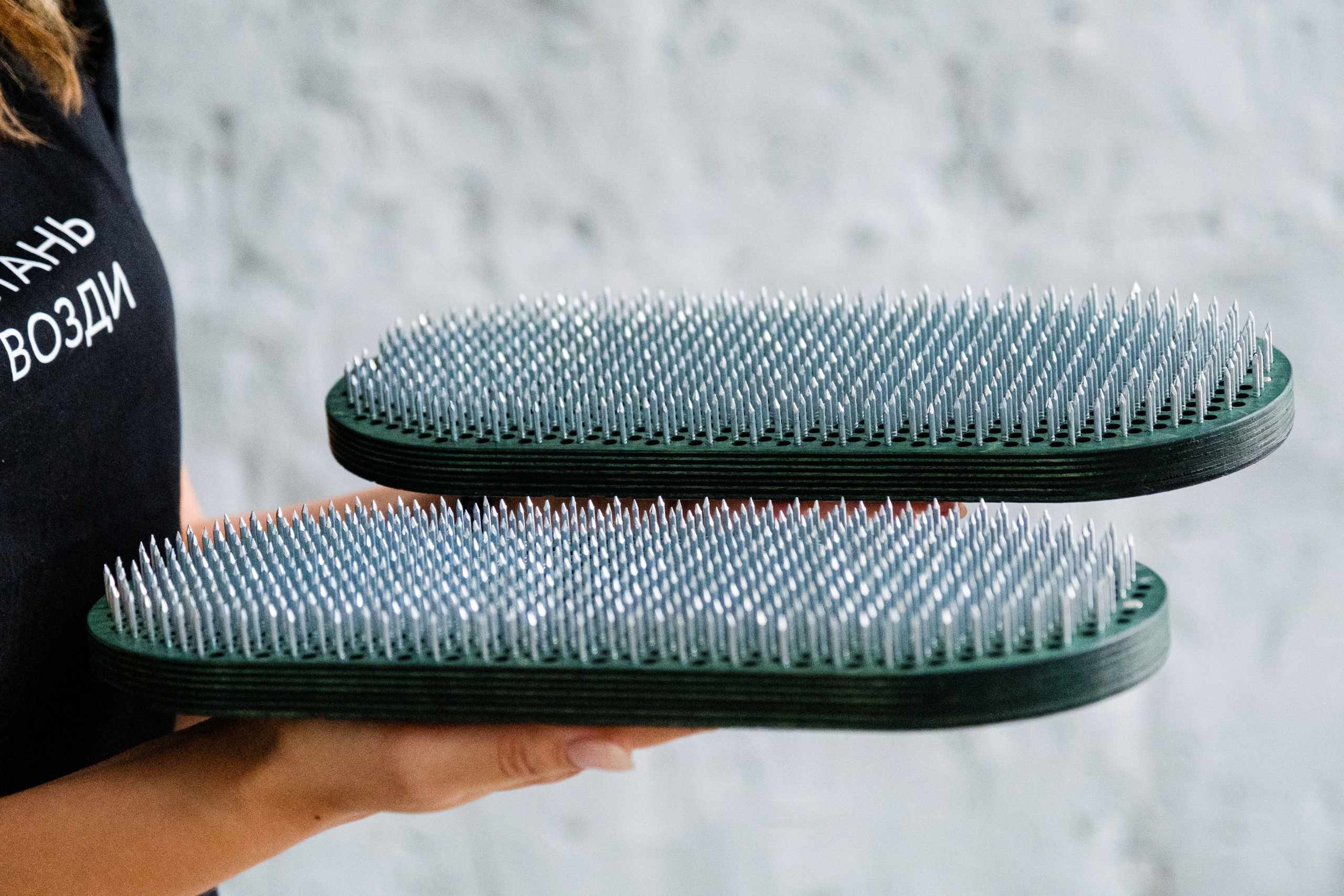 Доски Садху, для Компании «Встань на гвозди». Фотограф Мельник Ирина. Москва