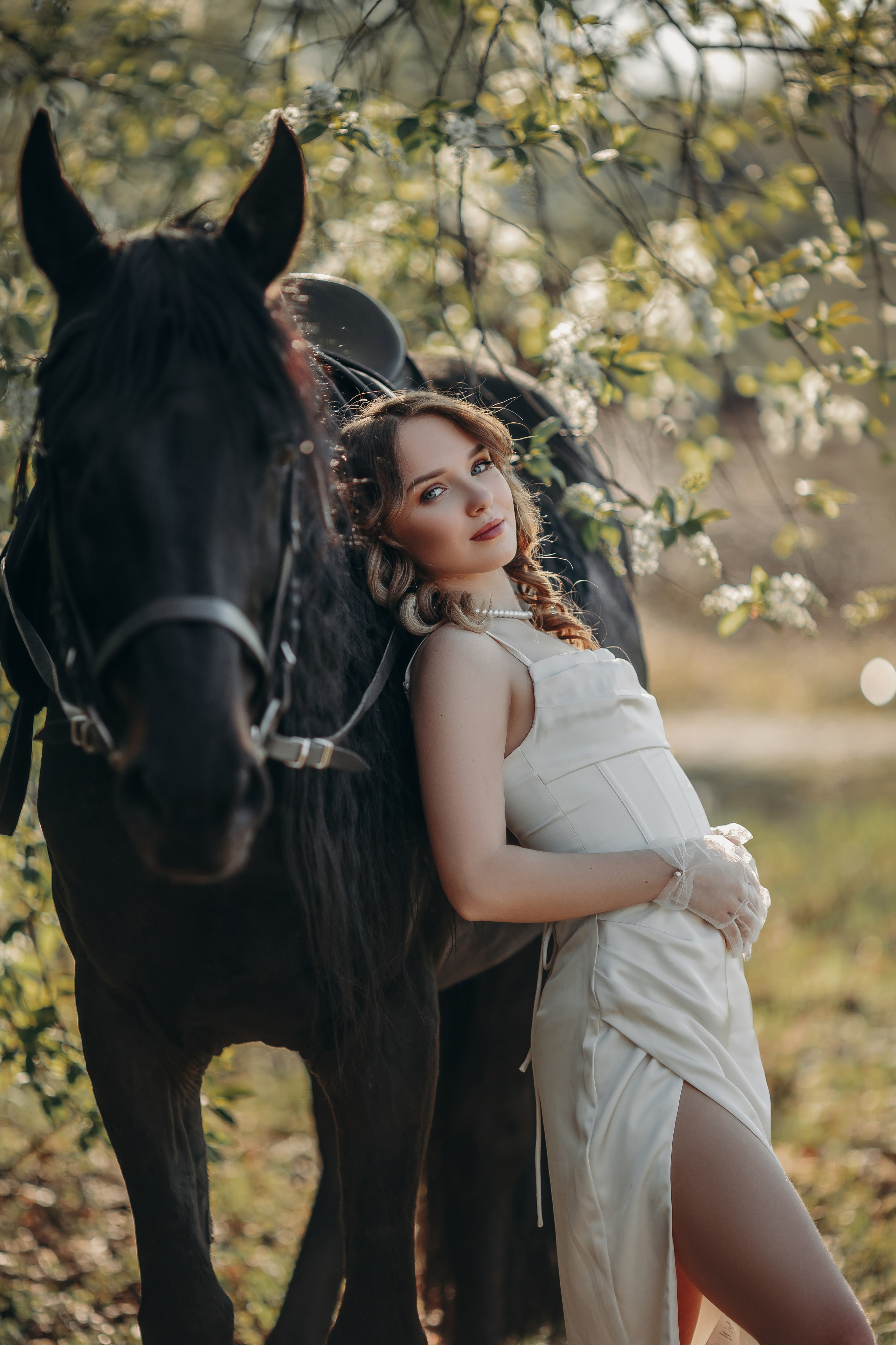 Дарья&Басмач. Анна Молчанова конный фотограф в Тюмени | фотосессии с лошадьми Тюмень