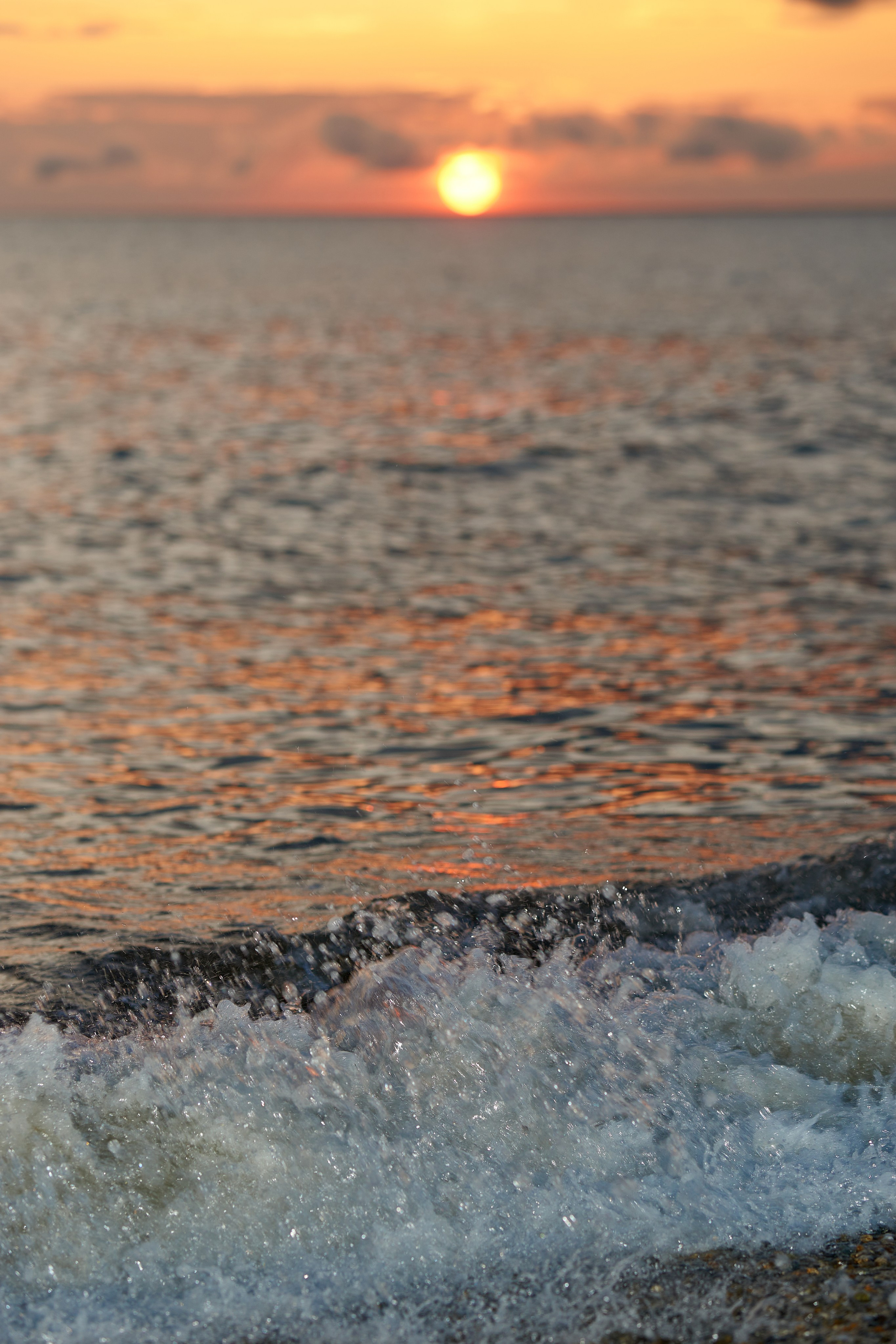 закат черное море