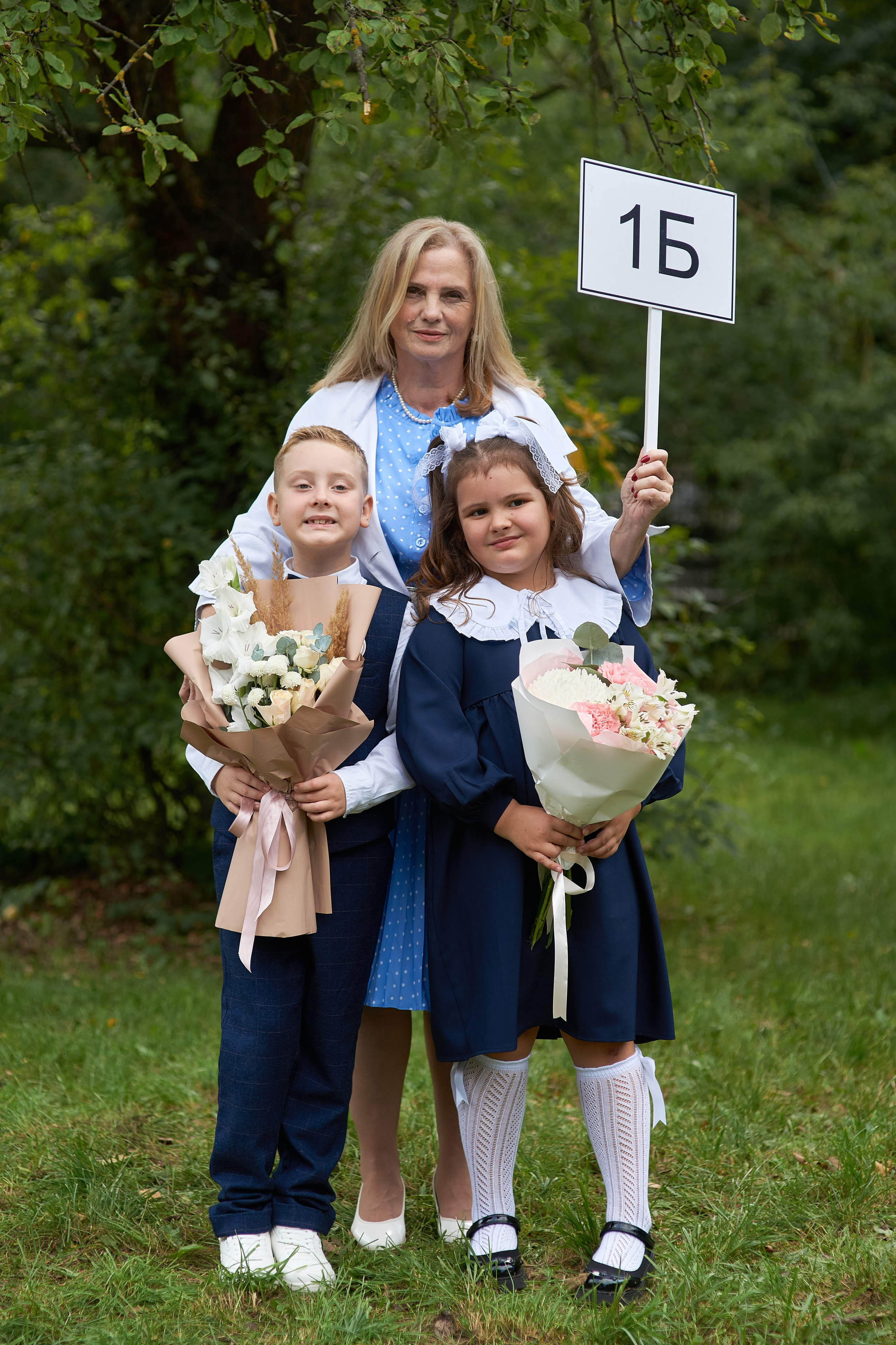 1 класс в День Знаний. Фотограф Владимир Артамонов