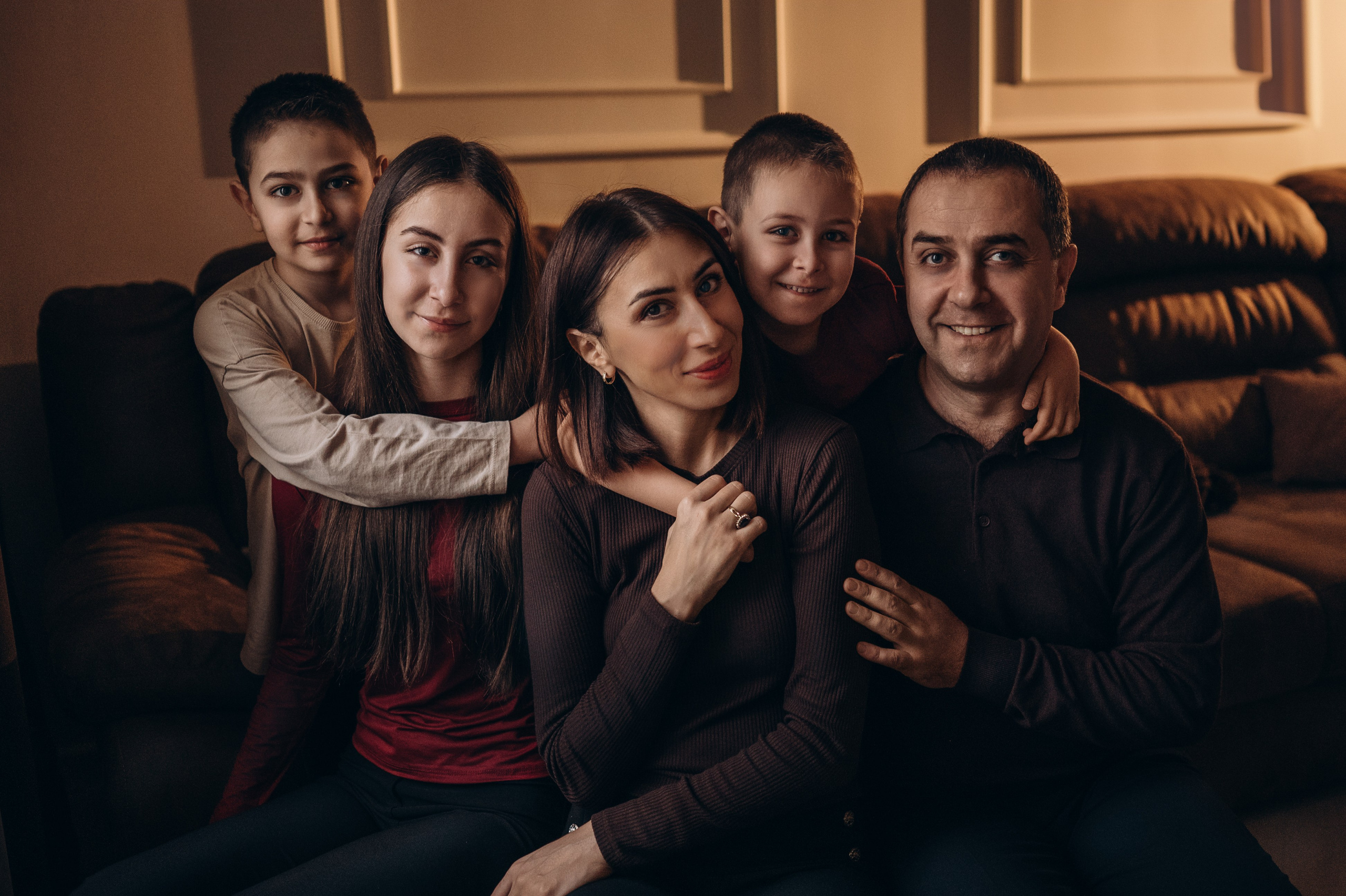 Александр, Нонна, Милана, Давид и Марк. Фотограф Горбенко Анна