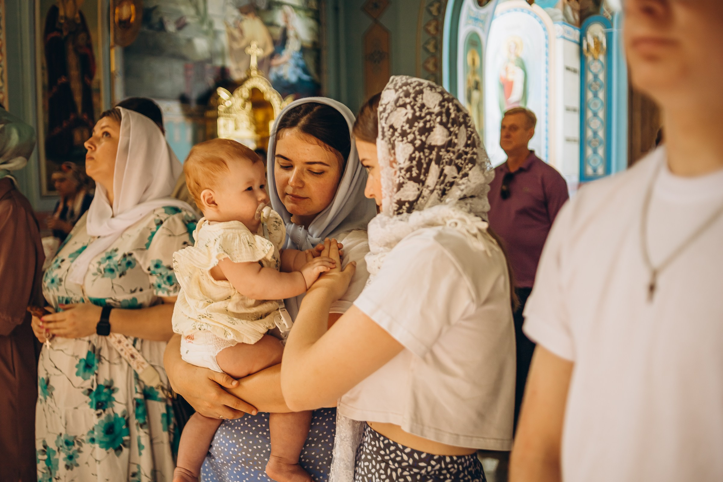 Крещение Надежды. Семейный фотограф в Волгодонске Краченцева Анна