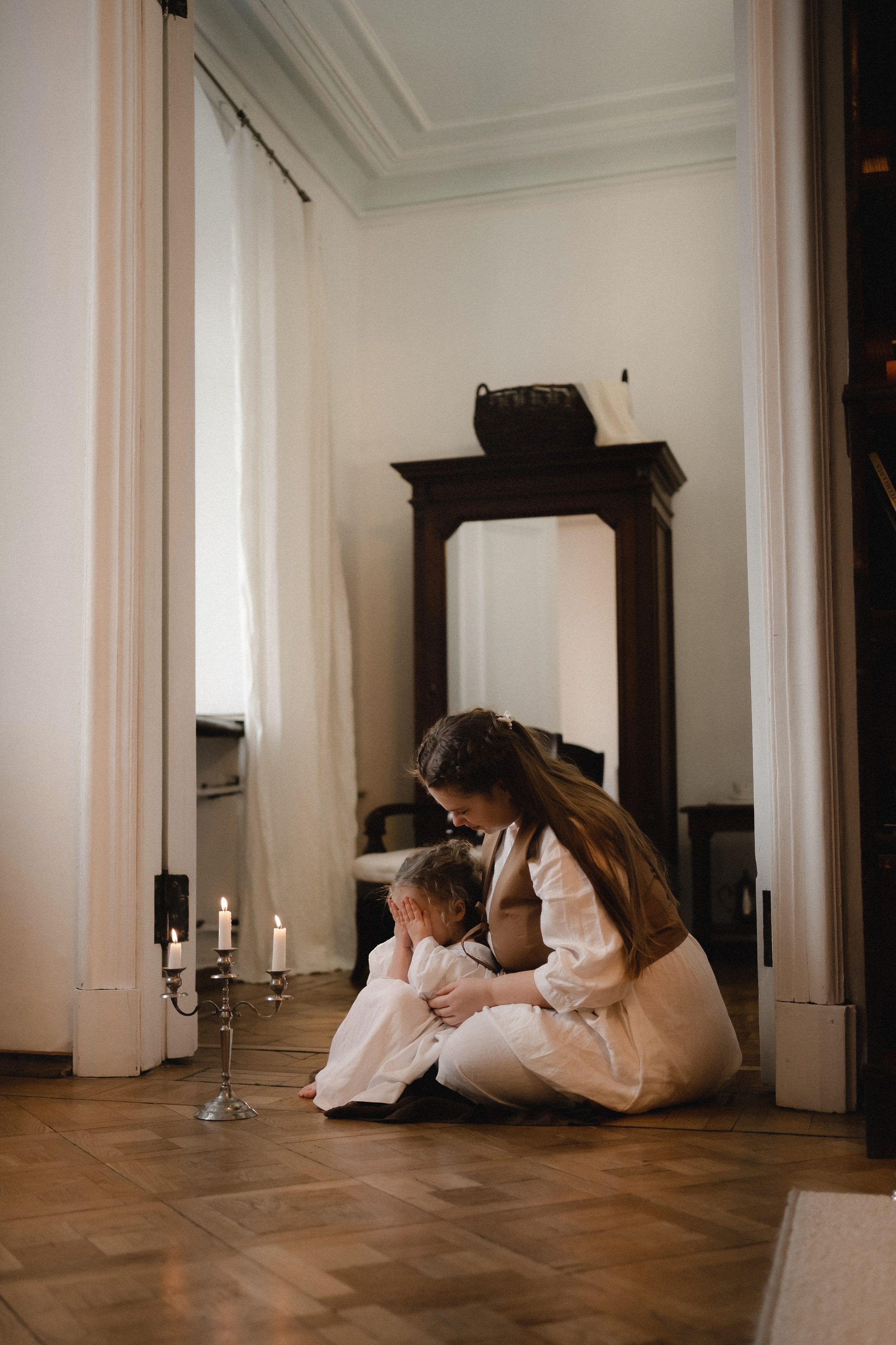 Винтажная фотосессия с дочкой. Семейный фотограф в Москве и в Домодедово Екатерина Патракова