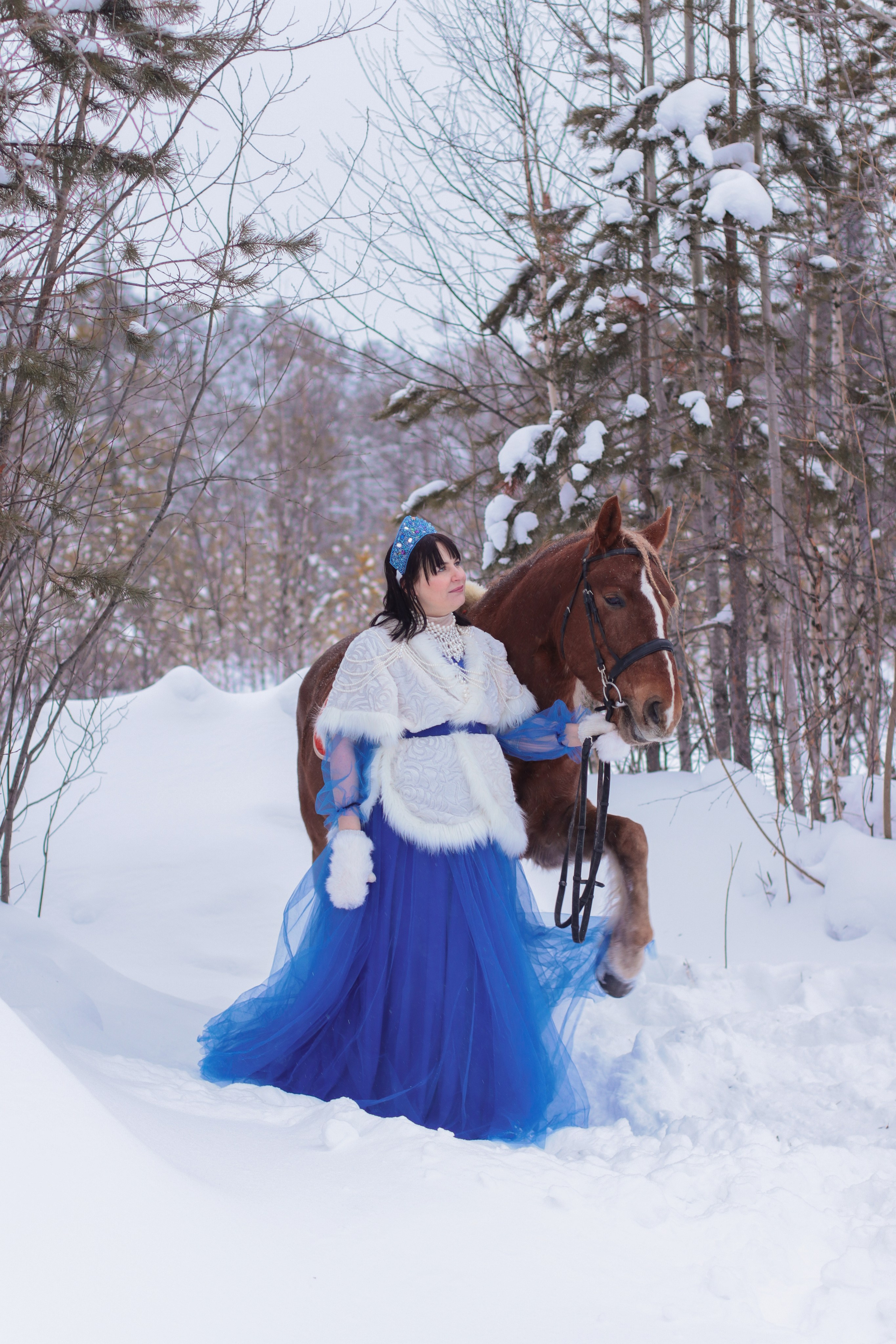 Конные съемки зимой. Фотограф в Сургуте Брызгунова Анастасия