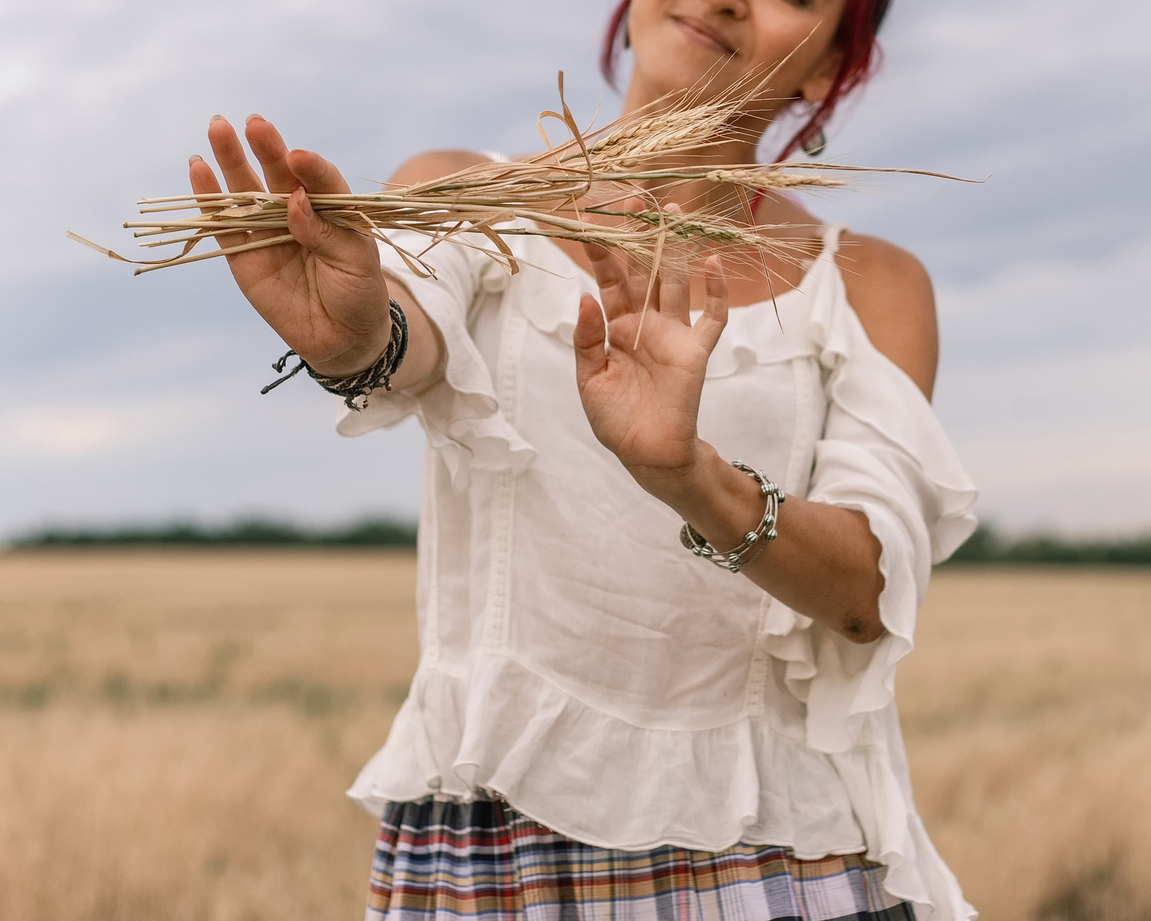 Прогулка в ПШЕНИЦЕ. Фотограф Софья Васильковская