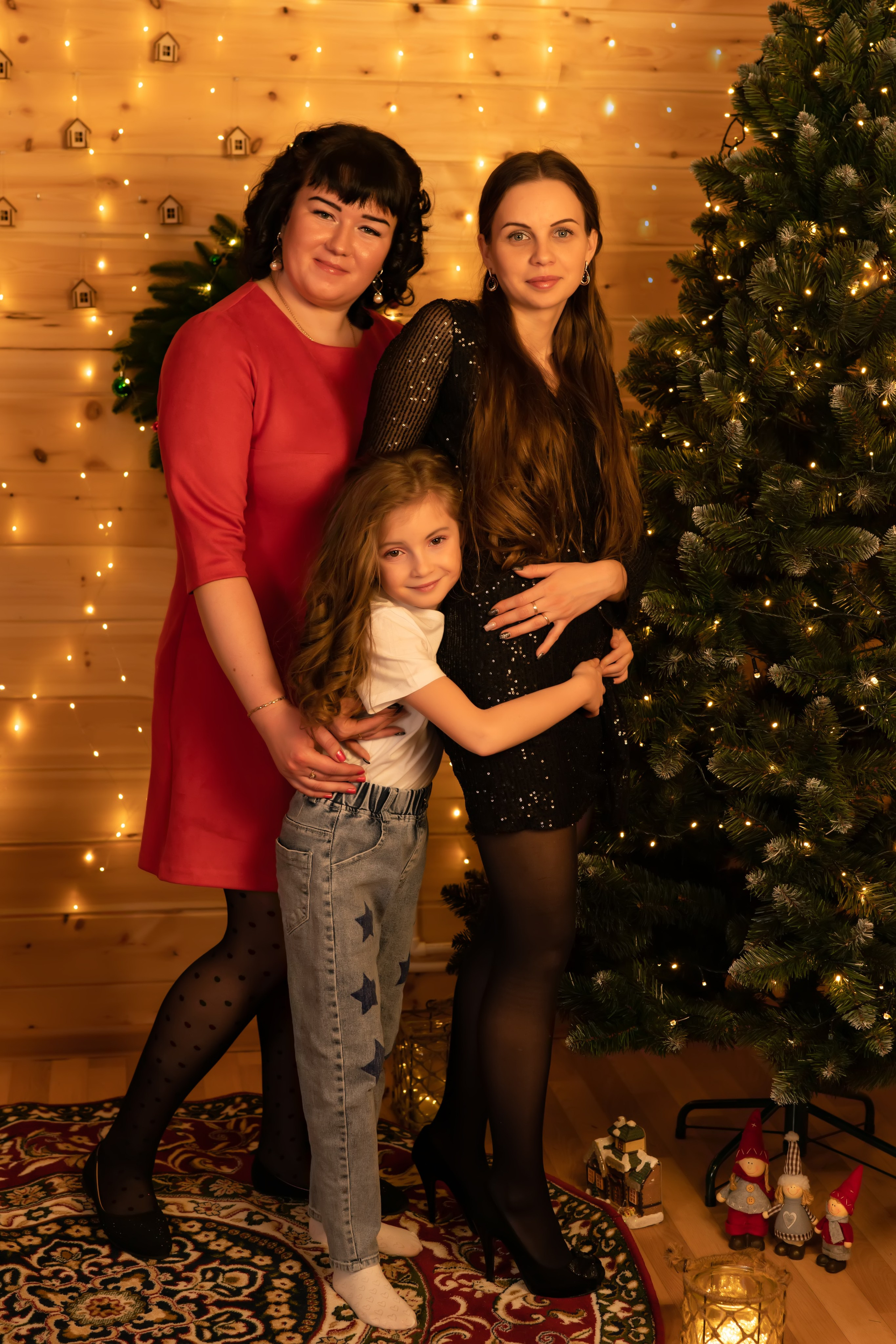 Новогодняя семейная съемка для Юлии. Семейный и детский фотограф Тула Ясногорск Тульская область Надежда Кукушкина