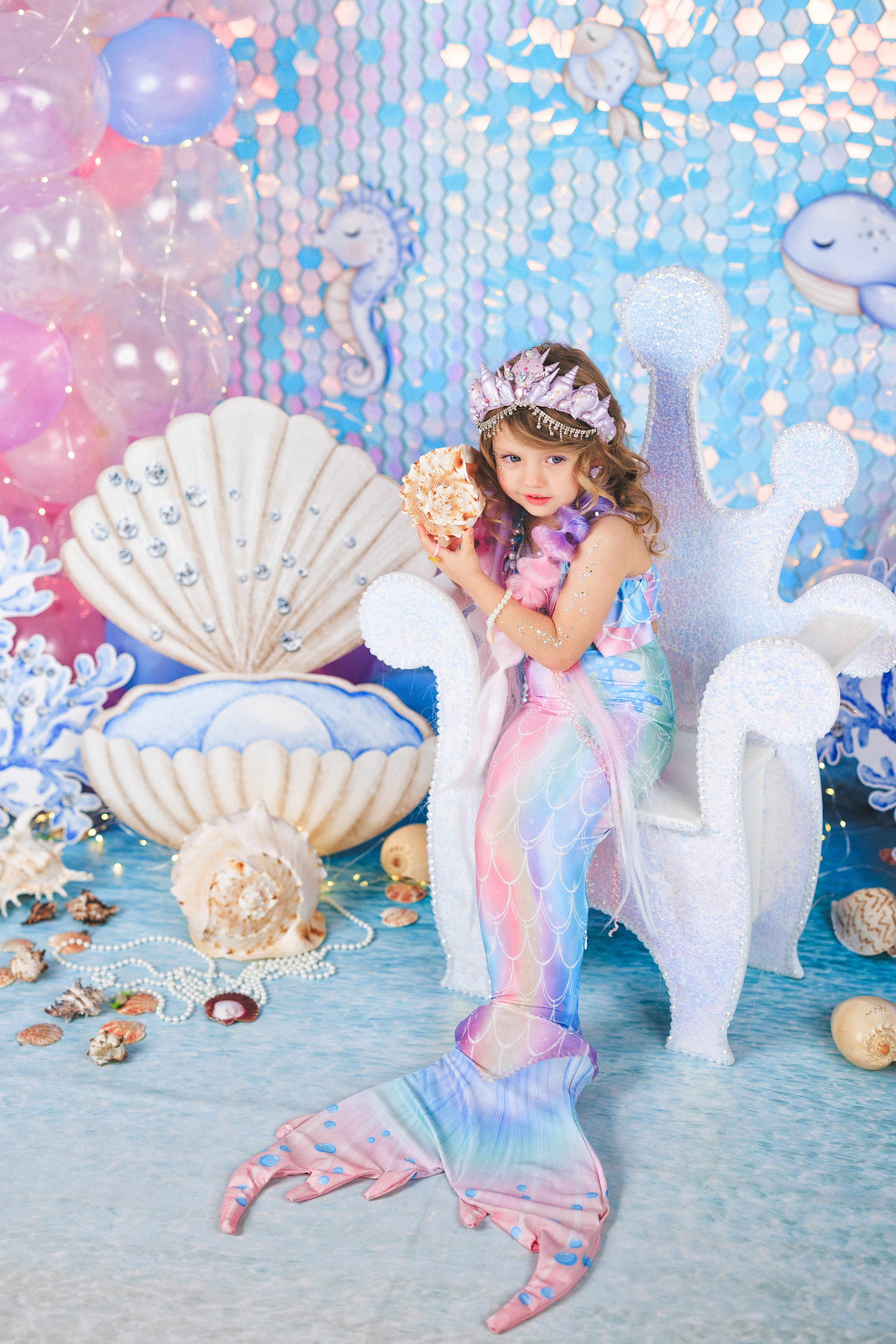 Детская фотосессия в образе «РУСАЛОЧКА», город Краснодар. Семейный и детский фотограф в Краснодаре Анна Трашкова