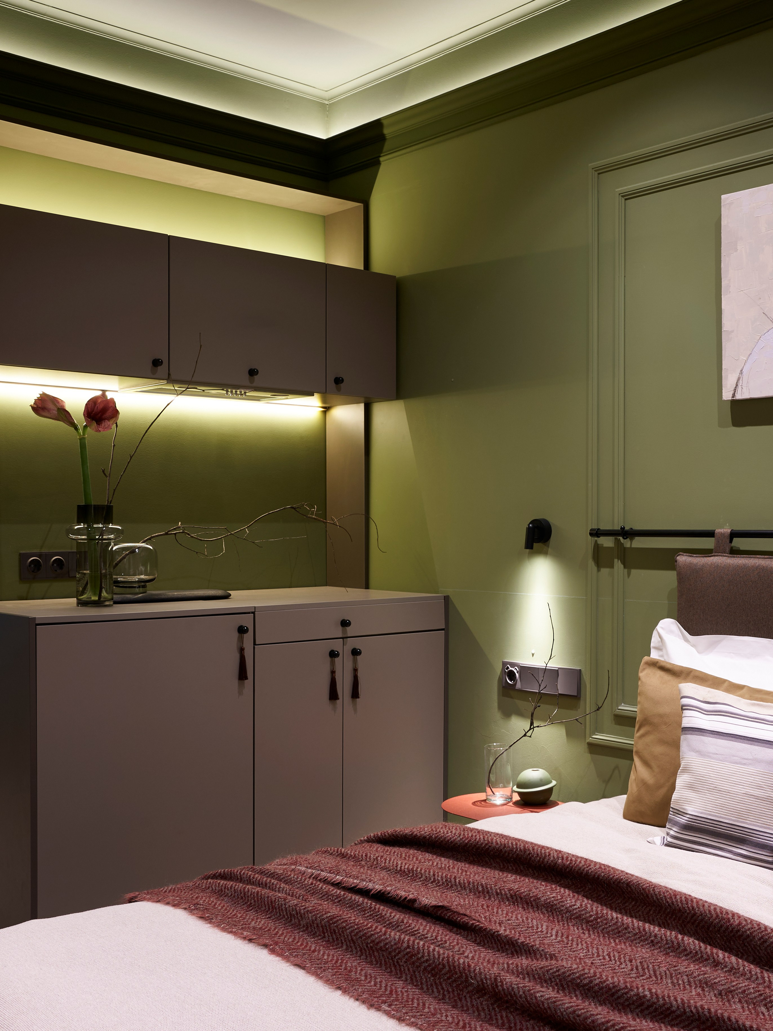 GREEN ROOM для отеля 4* в Москве. Дизайнер интерьера ЛОСКУТОВА ЕКАТЕРИНА в г. Санкт-Петербург