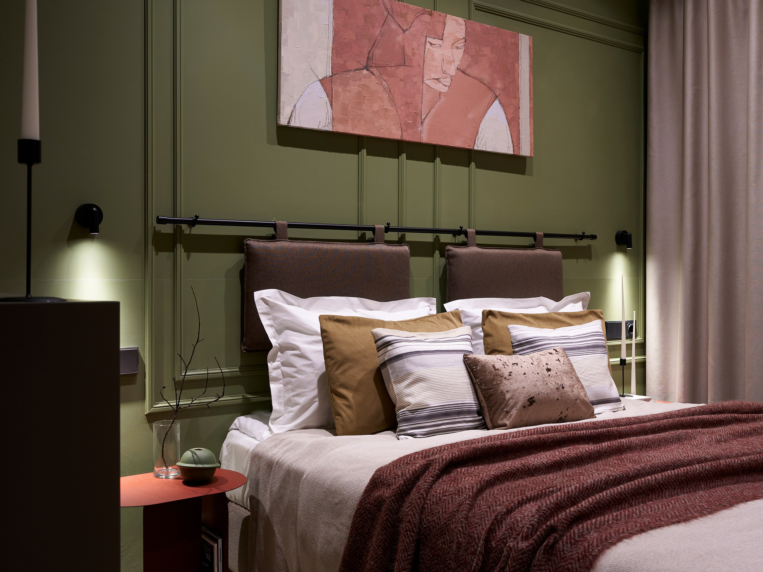 GREEN ROOM для отеля 4* в Москве. Дизайнер интерьера ЛОСКУТОВА ЕКАТЕРИНА в г. Санкт-Петербург