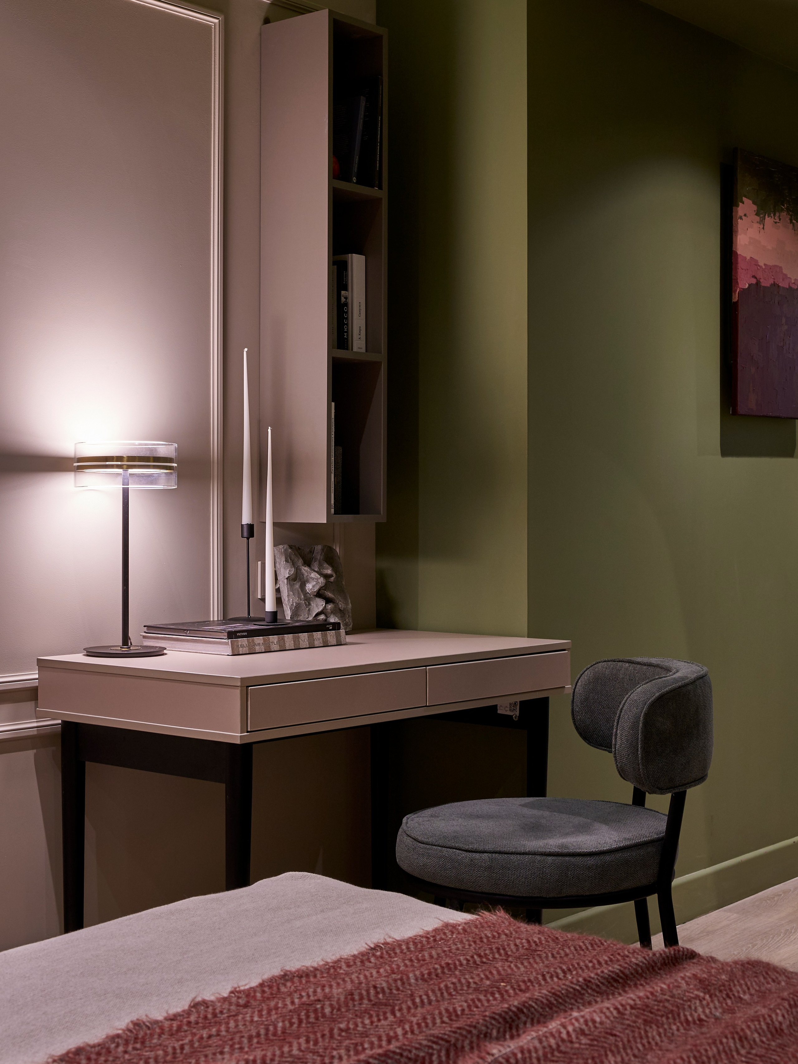 GREEN ROOM для отеля 4* в Москве. Дизайнер интерьера ЛОСКУТОВА ЕКАТЕРИНА в г. Санкт-Петербург