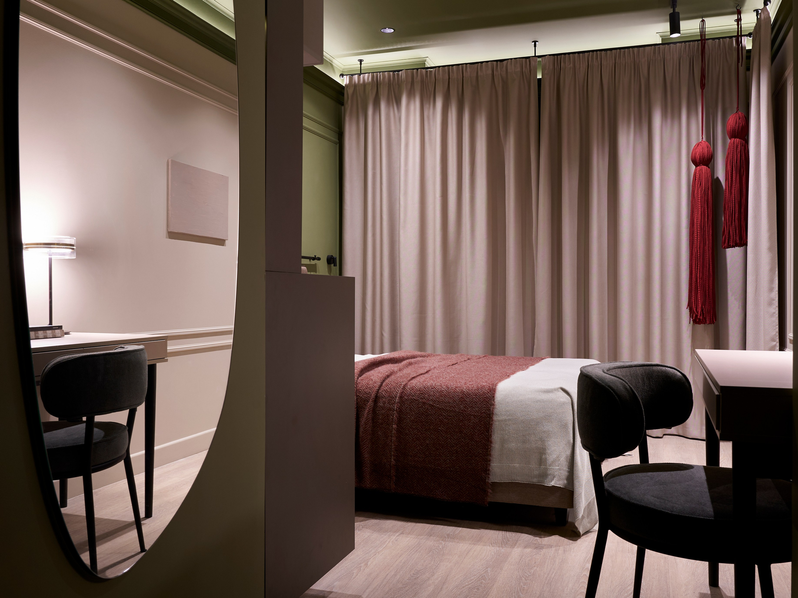 GREEN ROOM для отеля 4* в Москве. Дизайнер интерьера ЛОСКУТОВА ЕКАТЕРИНА в г. Санкт-Петербург