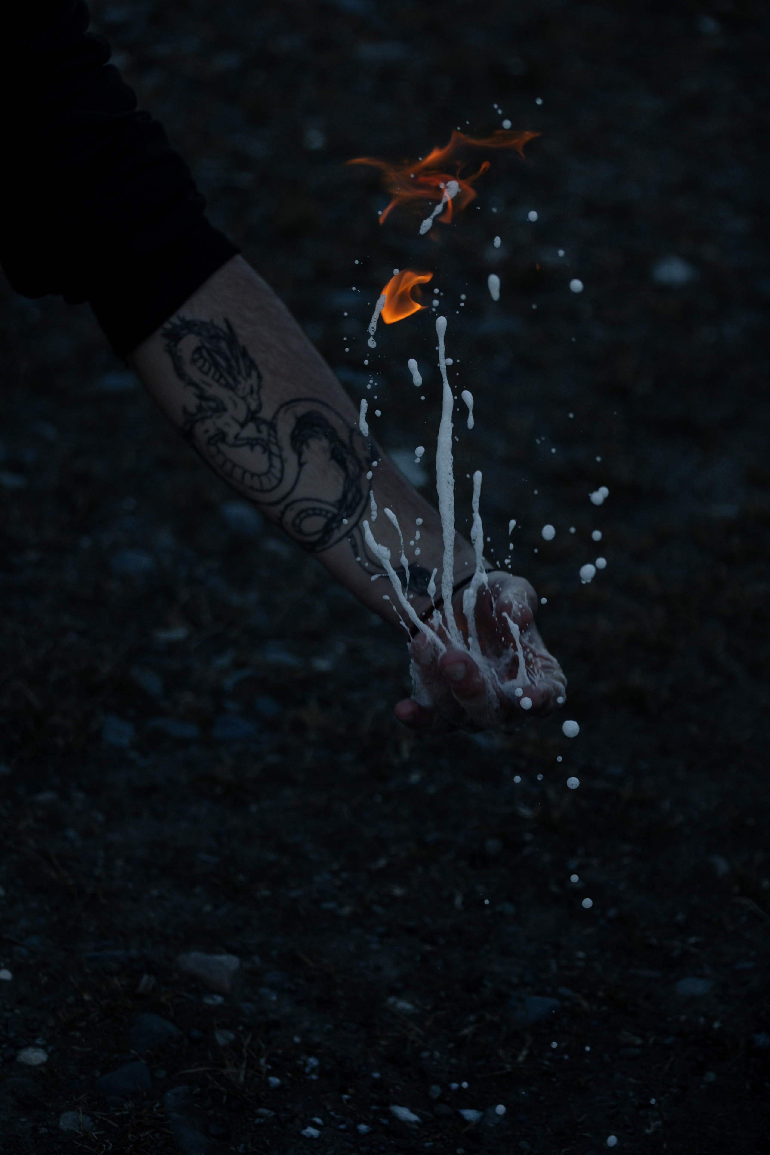 With fire. Photographer in Saint-Petersburg and Moscow Max Spector