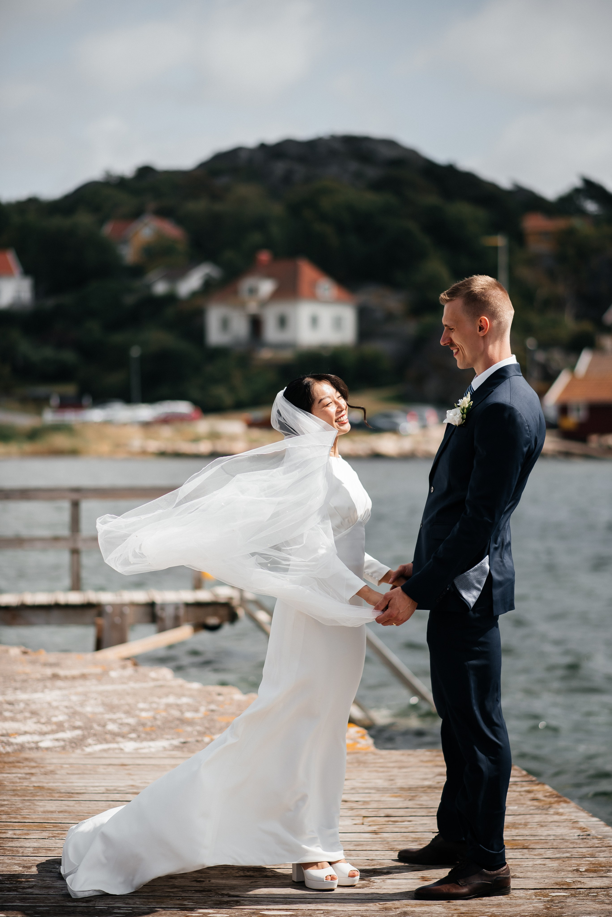 Bröllopsfotografering på Orust –Mary & Alfred. Bröllops- och familjefotograf i Halmstad | Valentina