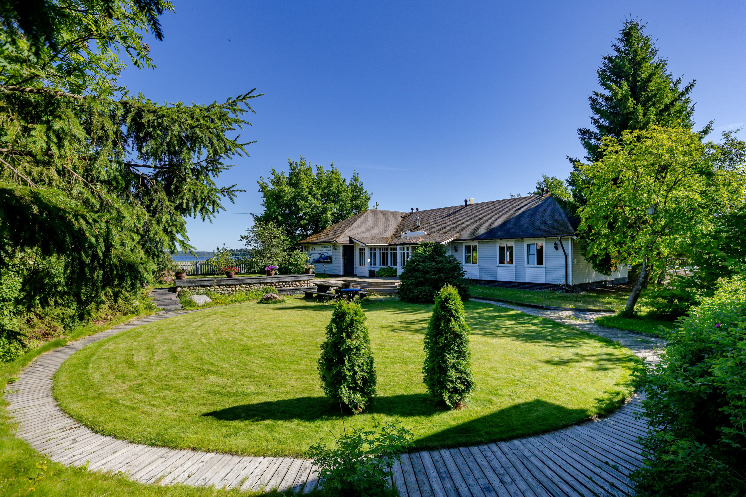 Гостевые дома «Уксунлахти» (деревня Ууксу). Аэросъемка. Фото и Видео в Карелии. Алексей Фрилунд
