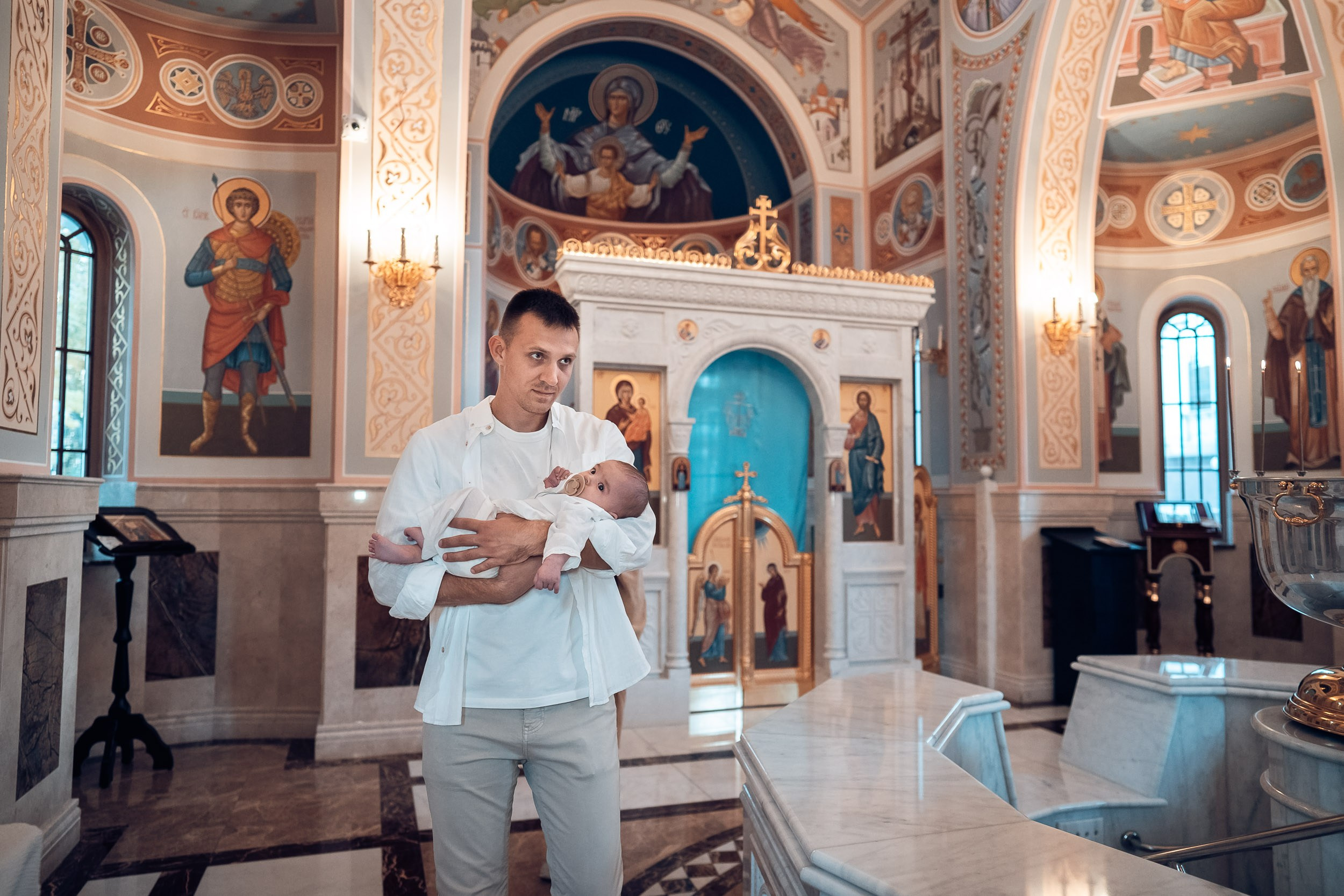 Крещение в Александро-Невском соборе Симферополь. Церковный фотограф Севастополь