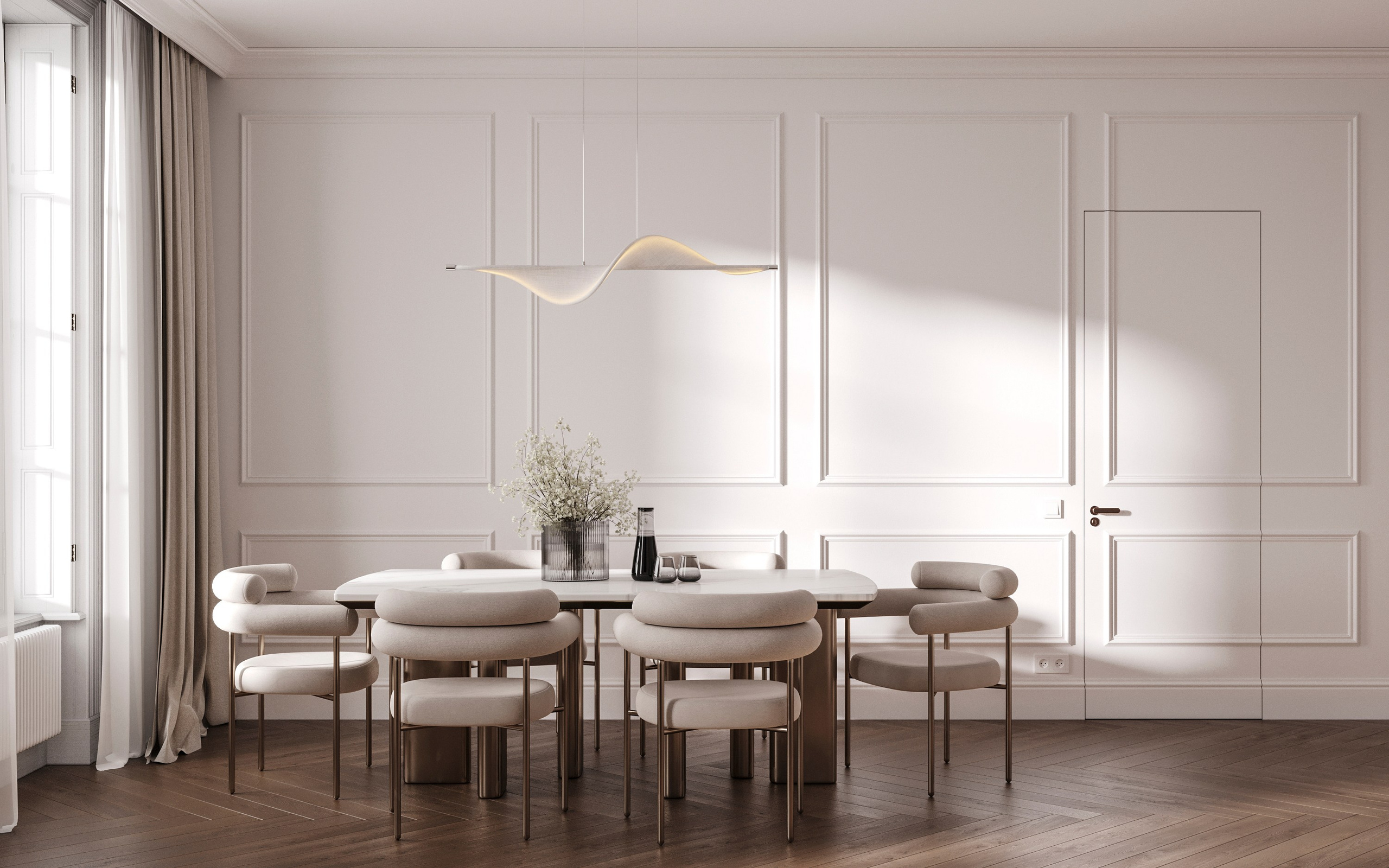 MODERN ELEGANCE | CONCEPTUAL PROJECT. Interior Visualization by Valerie Stetyukevich