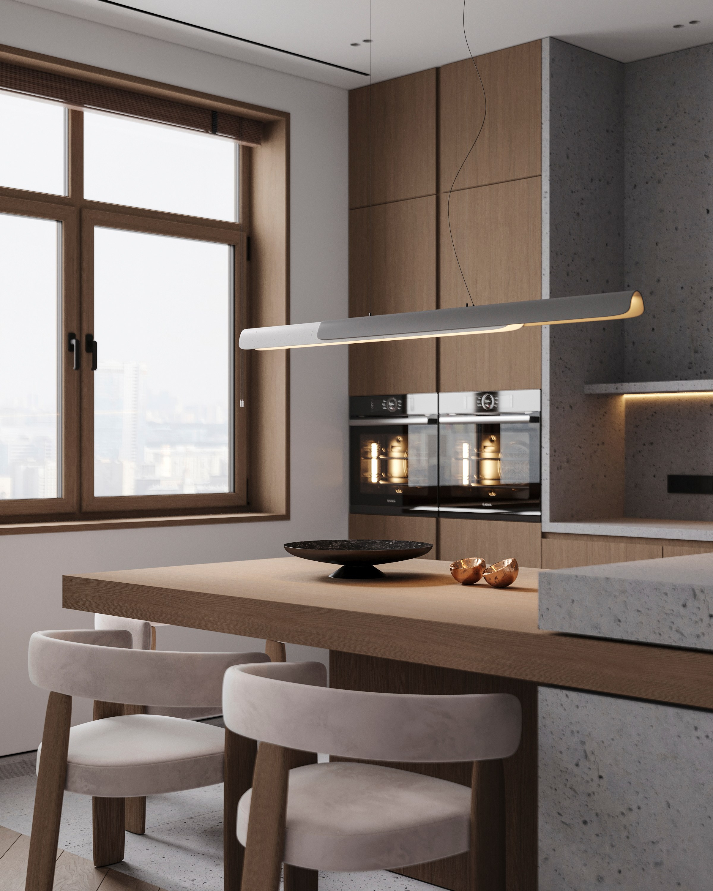 URBAN RETREAT | DESIGNER ANNE KIREEVA. Interior Visualization by Valerie Stetyukevich