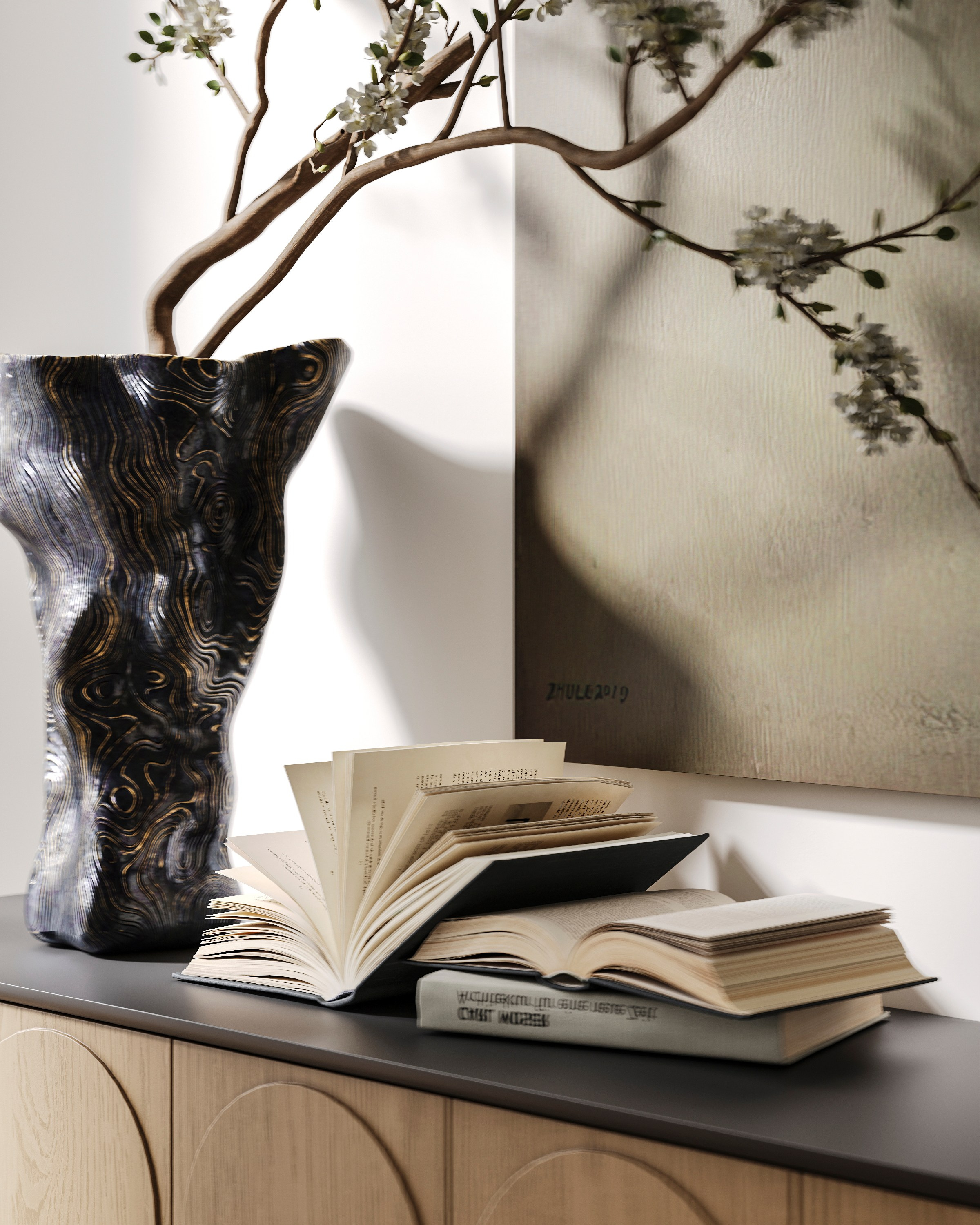 SERENE SPACE | DESIGNER ANNE KIREEVA. Interior Visualization by Valerie Stetyukevich