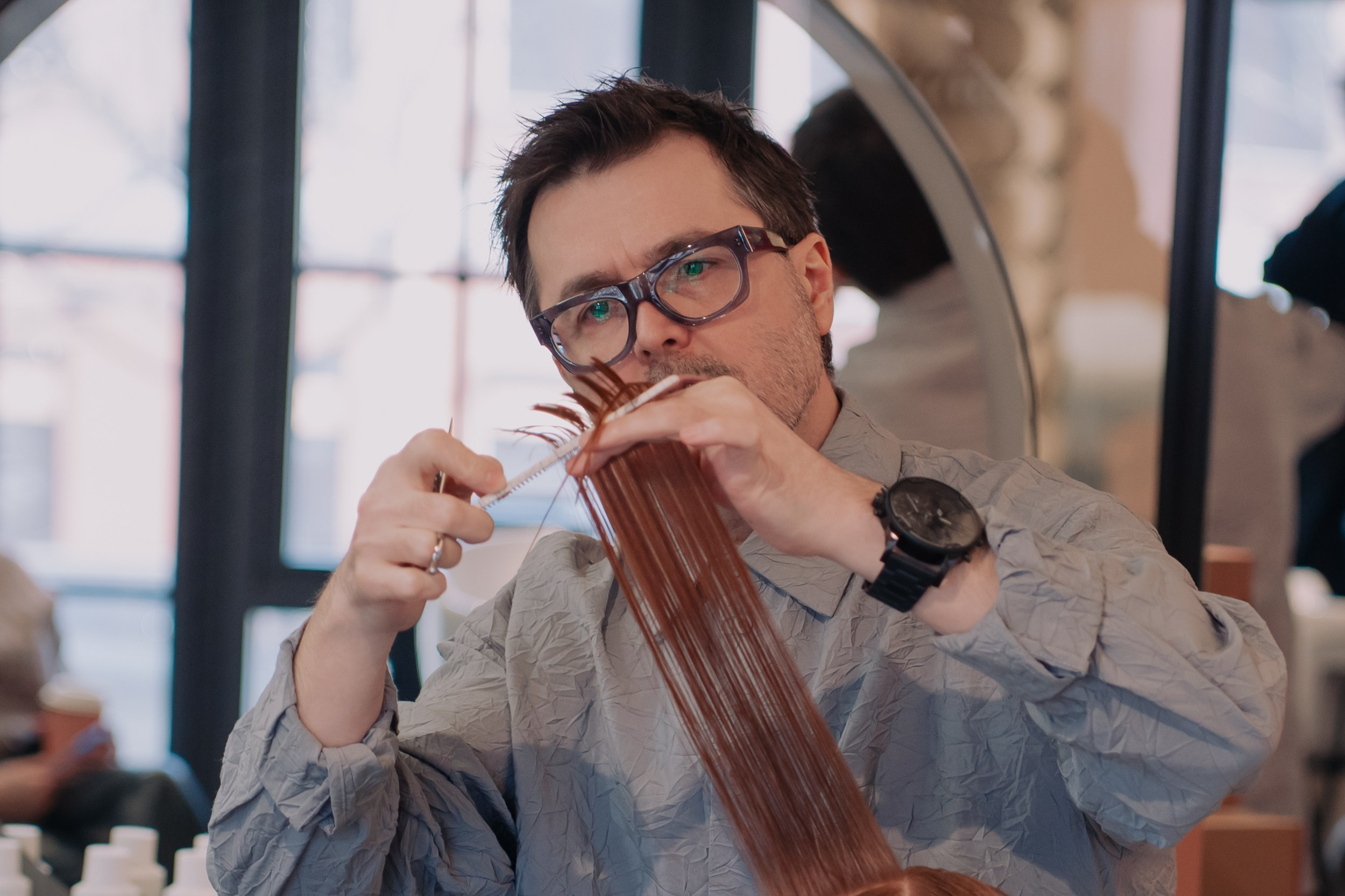 Мастер класс по стрижкам от Олега Курникова. Портретный и репортажный фотограф в Санкт-Петербурге Максим Пашков