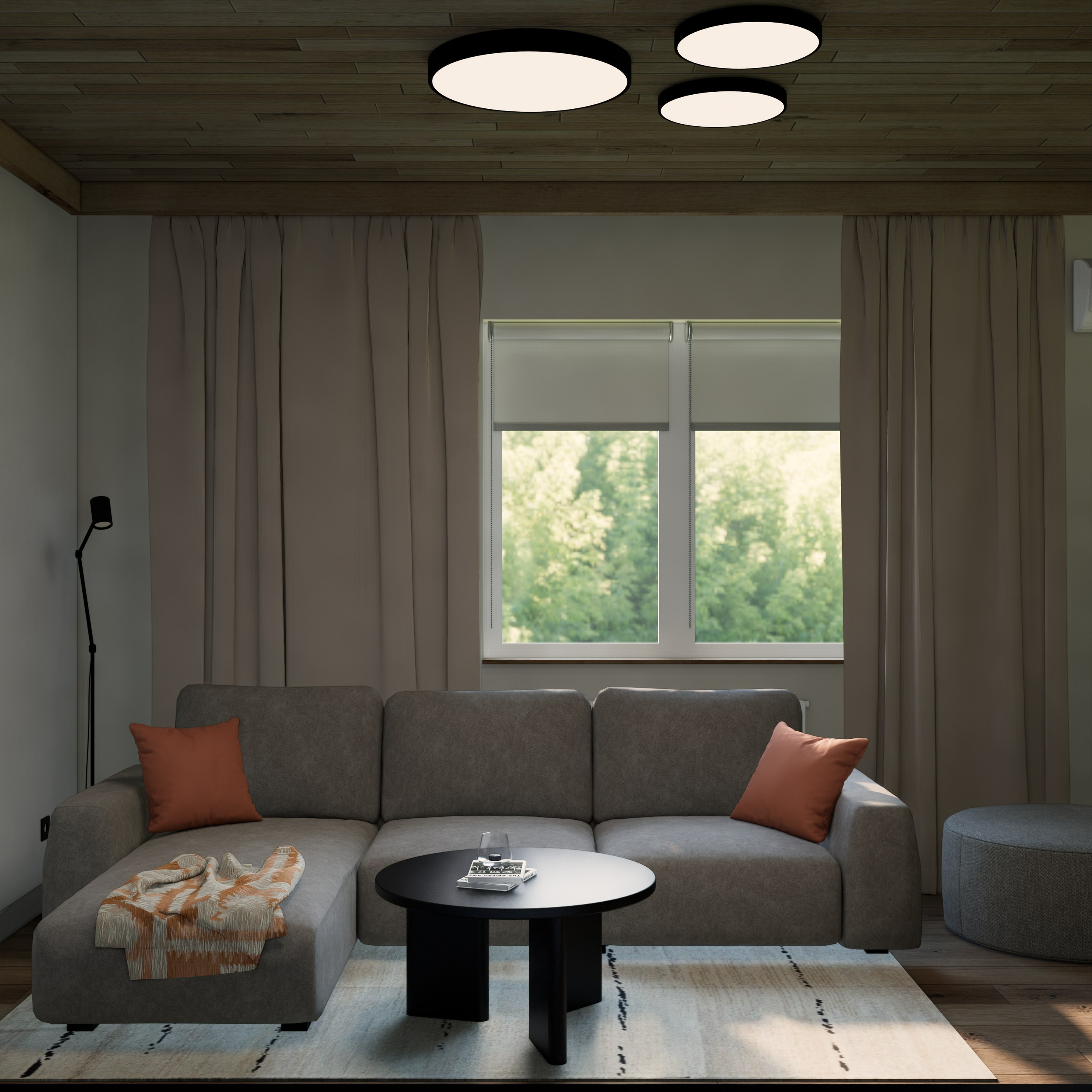 Загородный дом 110 м² в Ленинградской области (совместная работа с Любовью Поляковой designpolyakova.ru). Push-design.ru