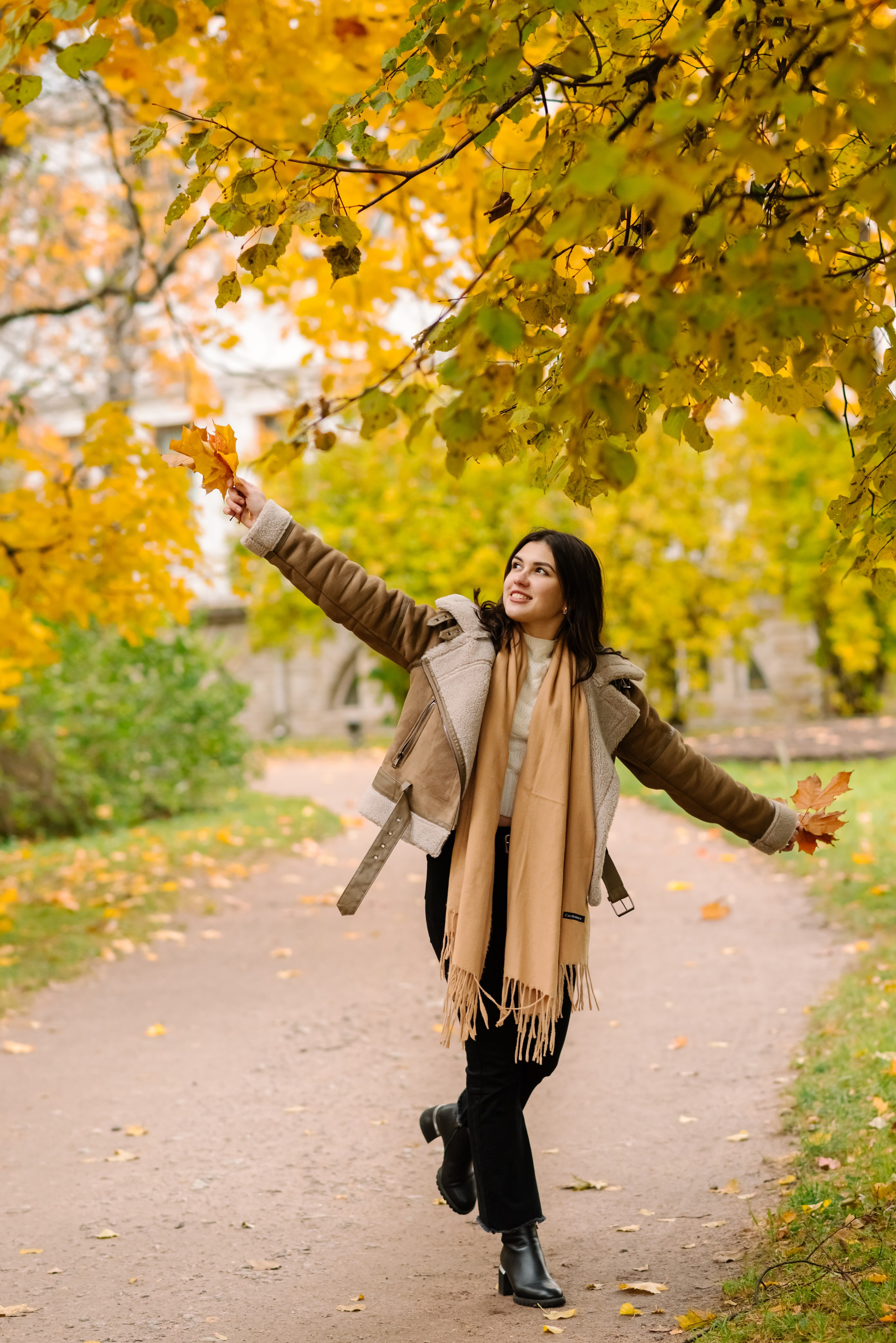Осенняя фотосессия в Питере на Елагин острове. Свадебный и сеейный фотограф в Санкт-Петербурге Елена Худякова