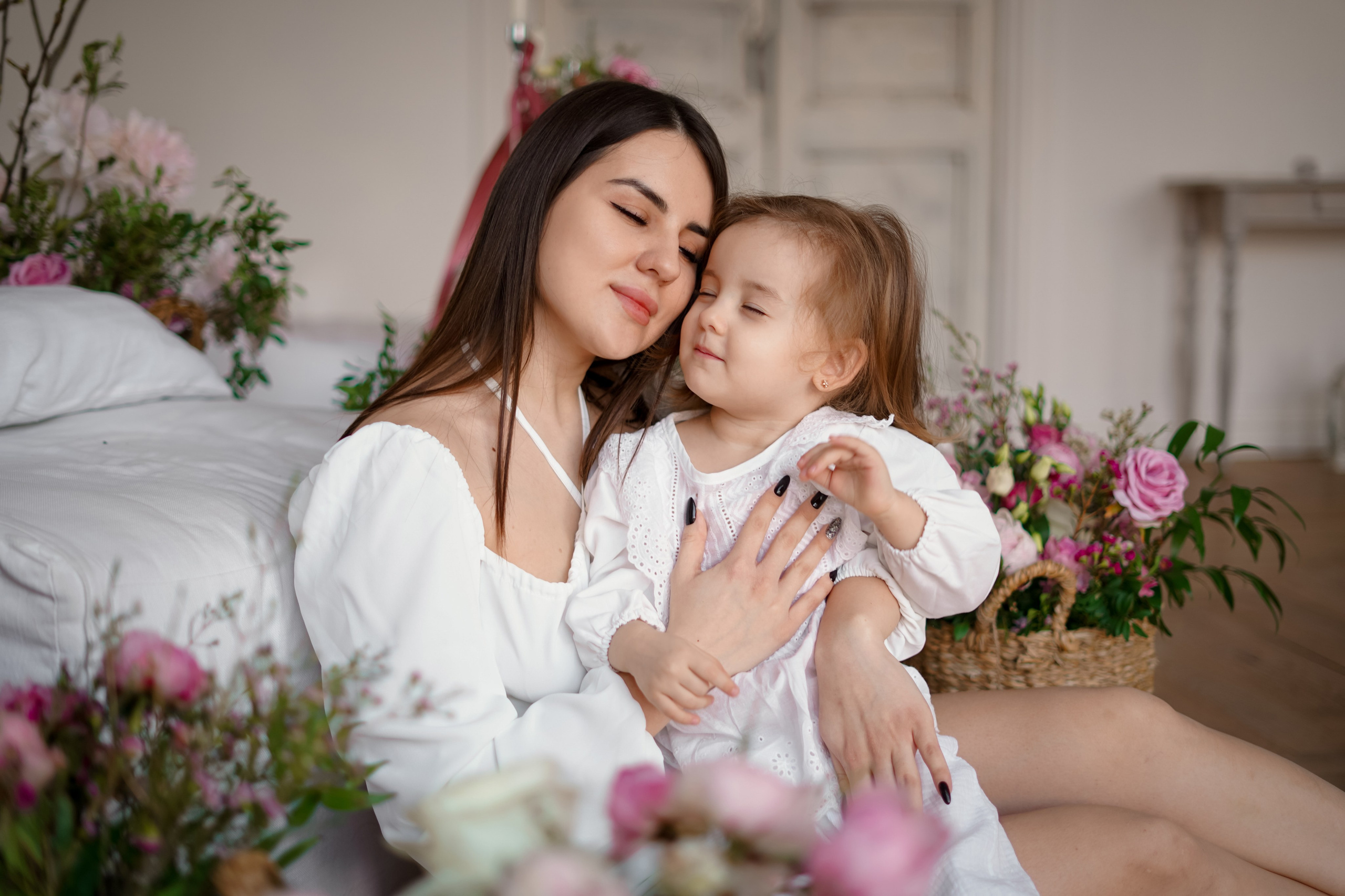 Мама и доченька. Фотограф Татьяна Митрофанова