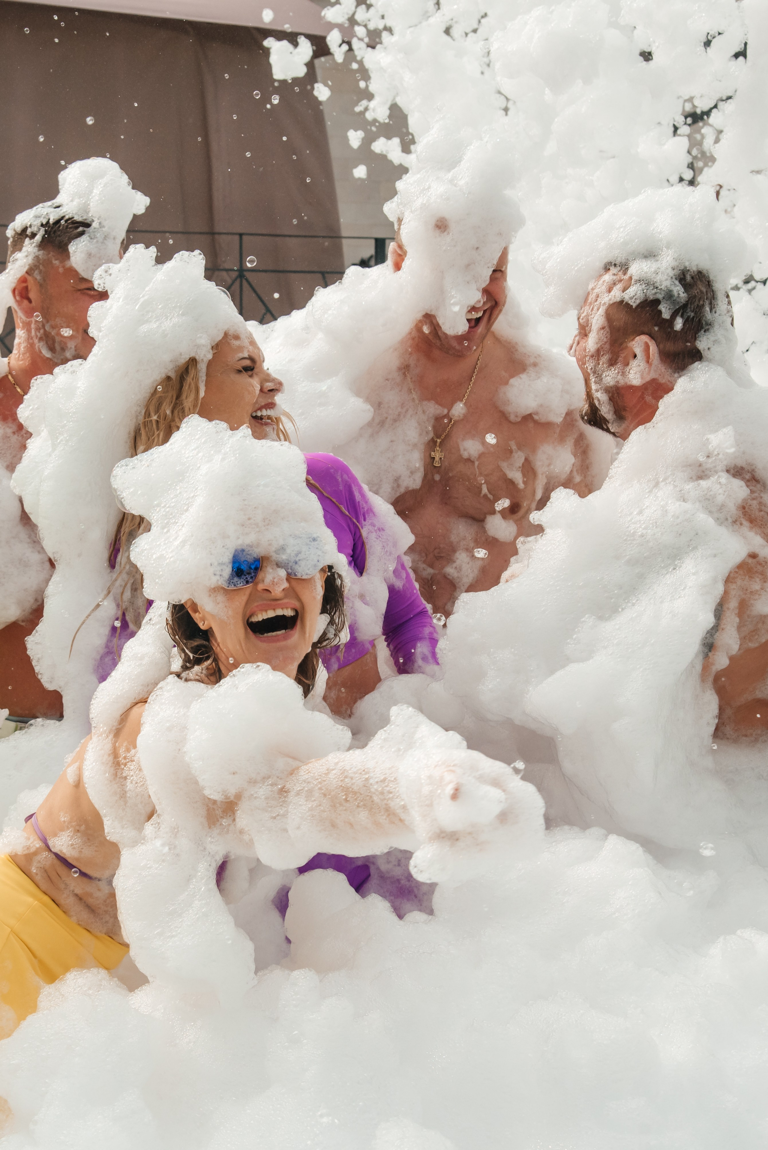 Пенная вечеринка. Свадебный и семейный фотограф в Москве Елена Брюханова