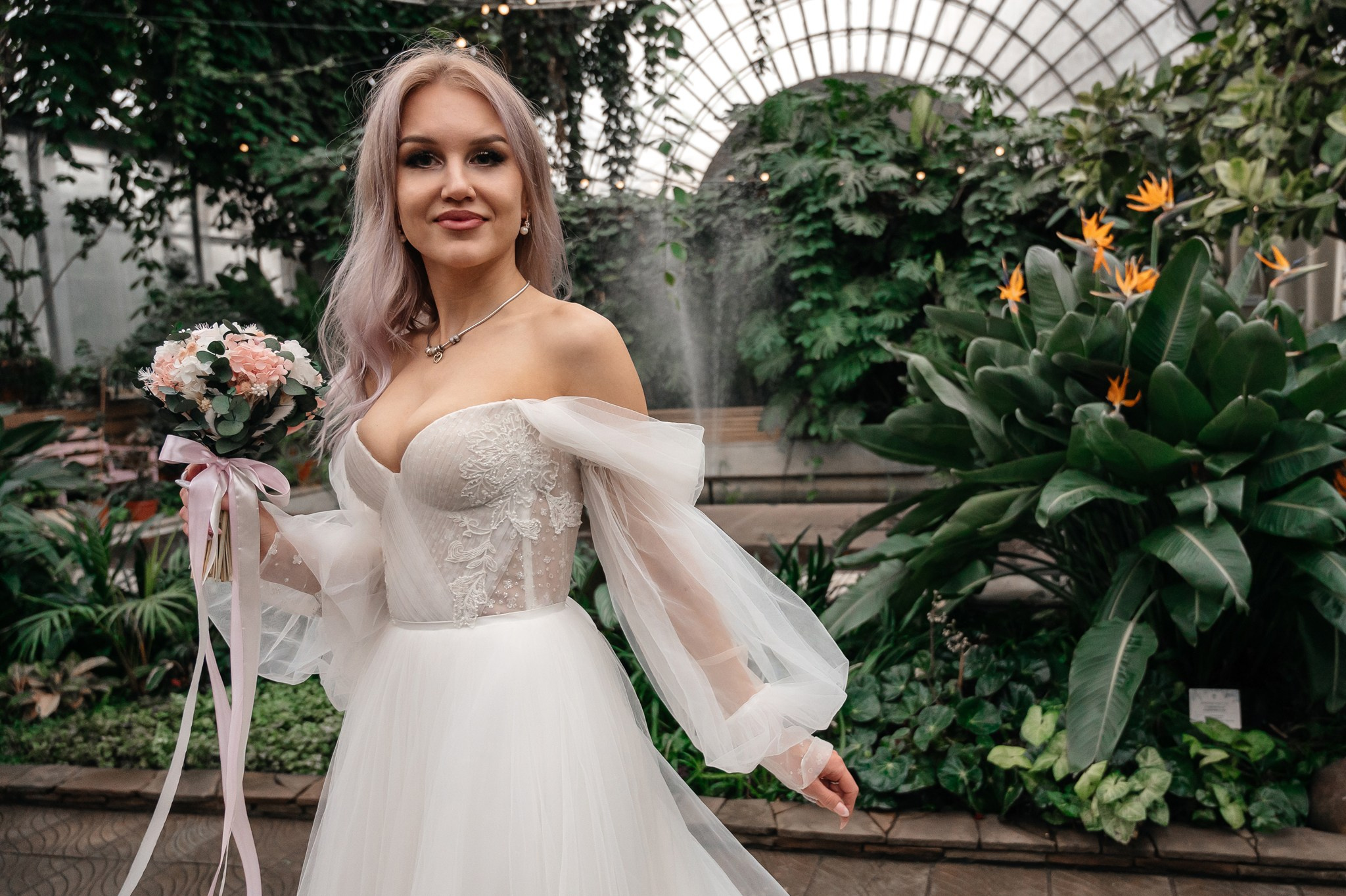 Оранжерея Таврического сада. Свадебный и семейный фотограф из Санкт-Петербурга Климов Анатолий