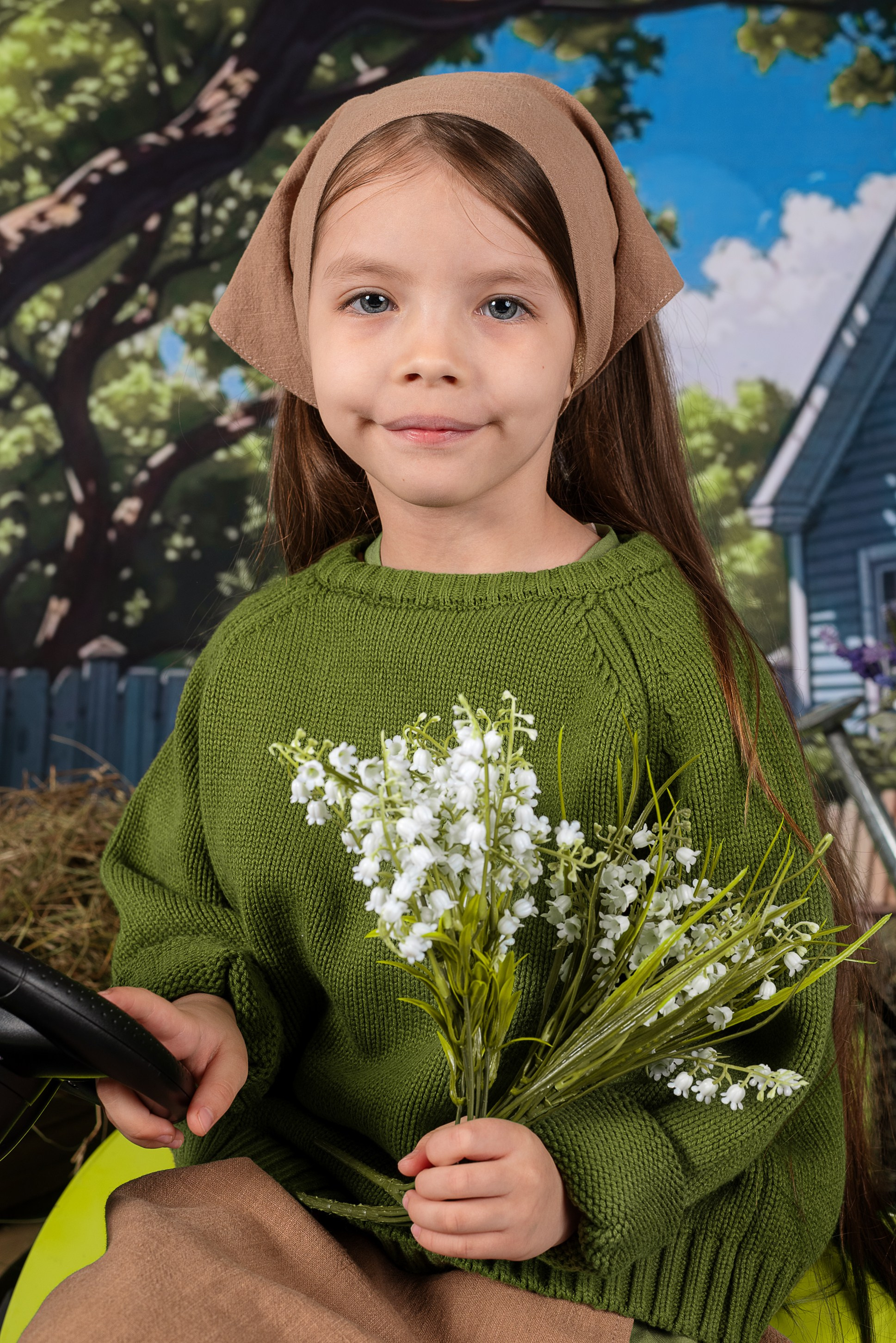 Сюжет «Деревенька». Детская фотостудия Виктории Шараповой