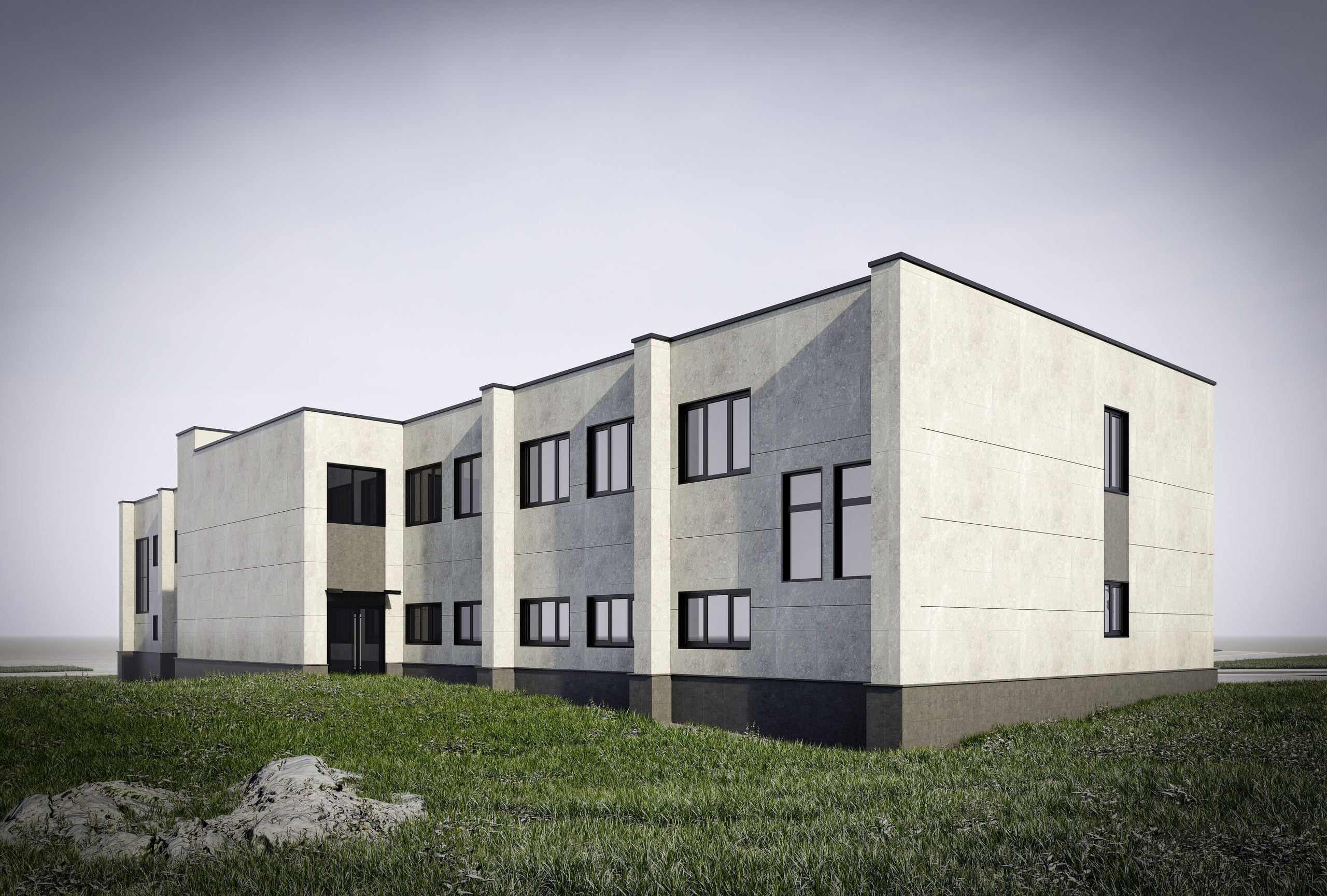 Проект отделки фасадов, МО, Островцы. Дизайн интерьера и экстерьера в Санкт-Петербурге Яна Емельянова