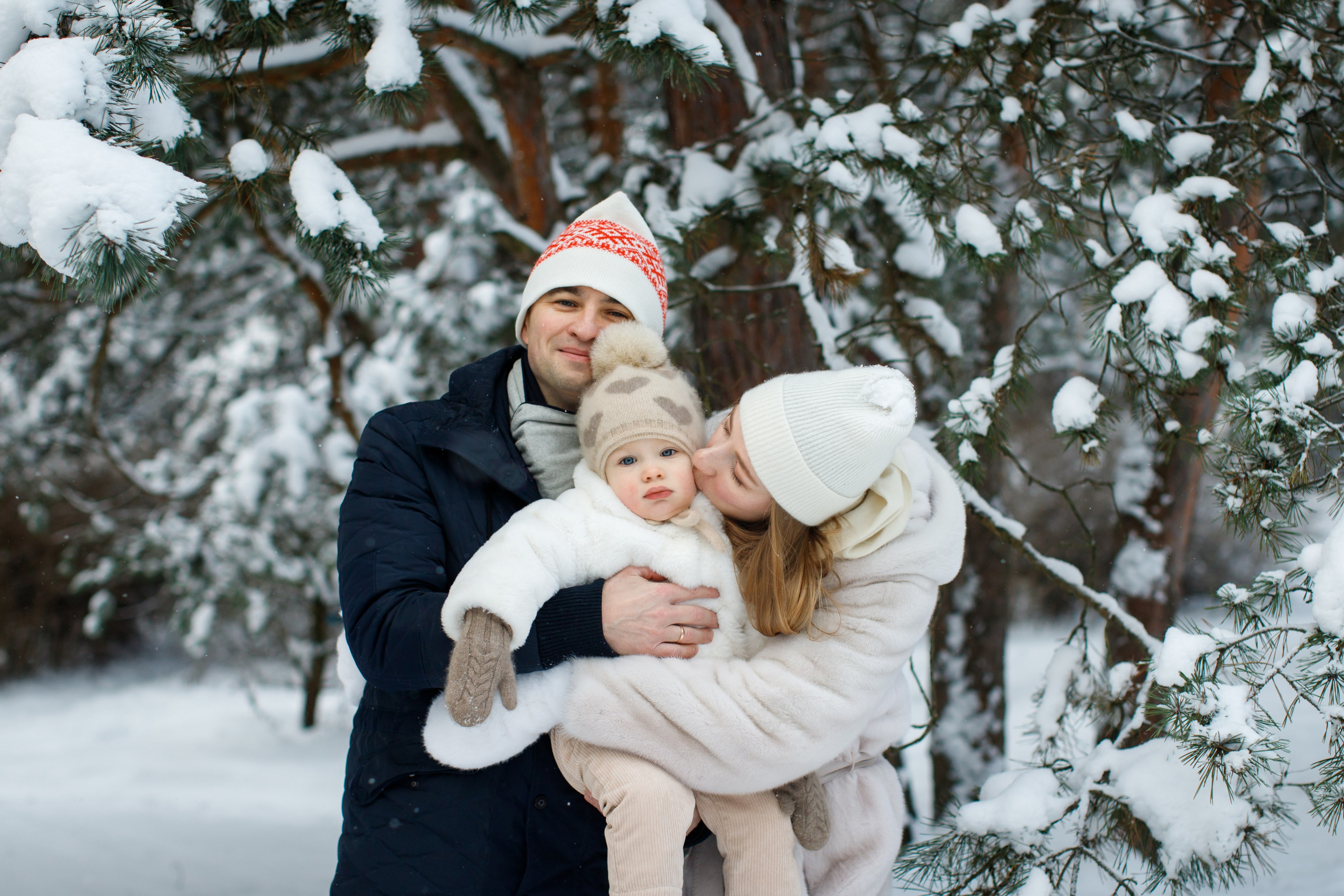 Зимние объятия. Детский и семейный фотограф Мария Киселёва. Москва