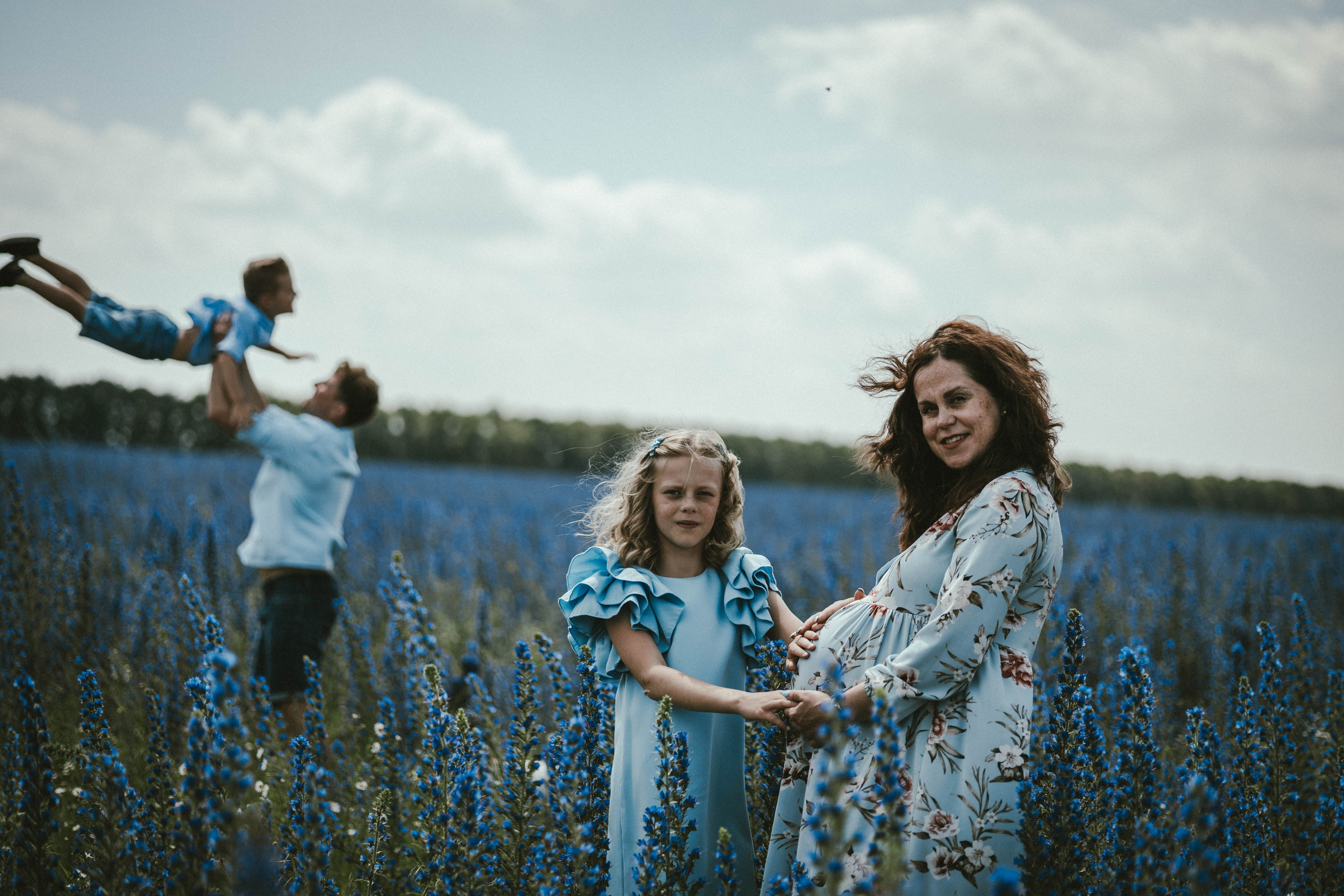 В ожидании чуда Алёна & Сергей, дети и собака. Коммерческий фотограф